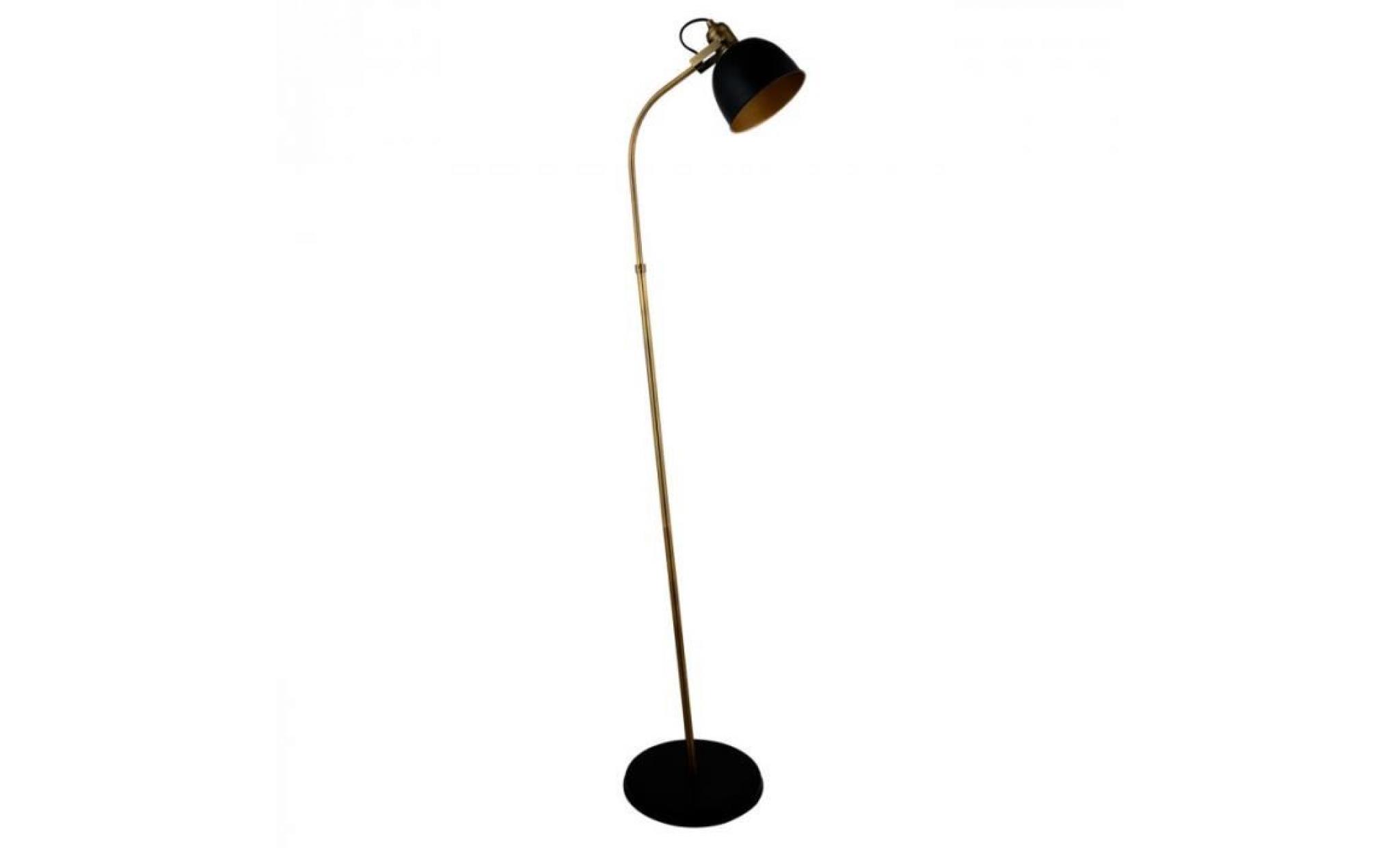 lampadaire laiton industrial 1 ampoule 141 cm