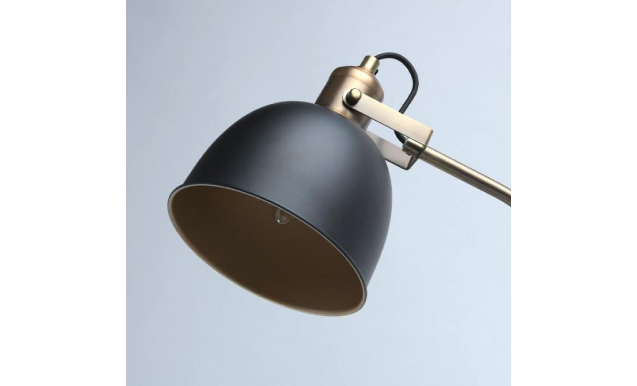 lampadaire laiton industrial 1 ampoule 141 cm pas cher