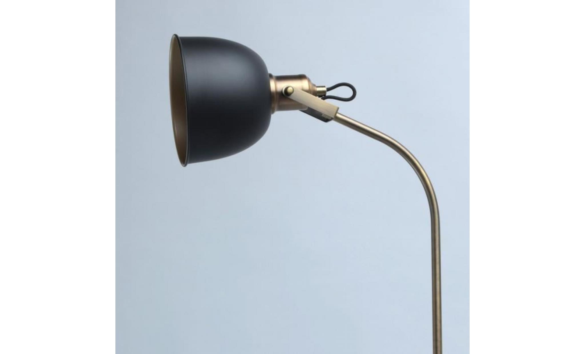 lampadaire laiton industrial 1 ampoule 141 cm pas cher