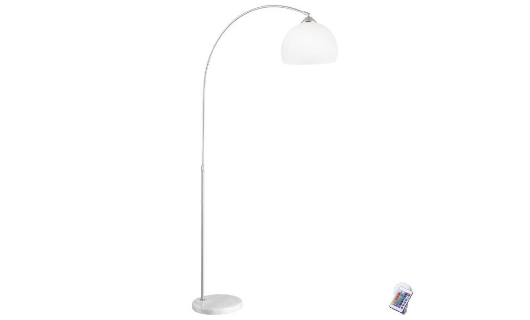 lampadaire lampe support à distance base de marbre dans l'ensemble dimmable y compris les lampes à led rgb