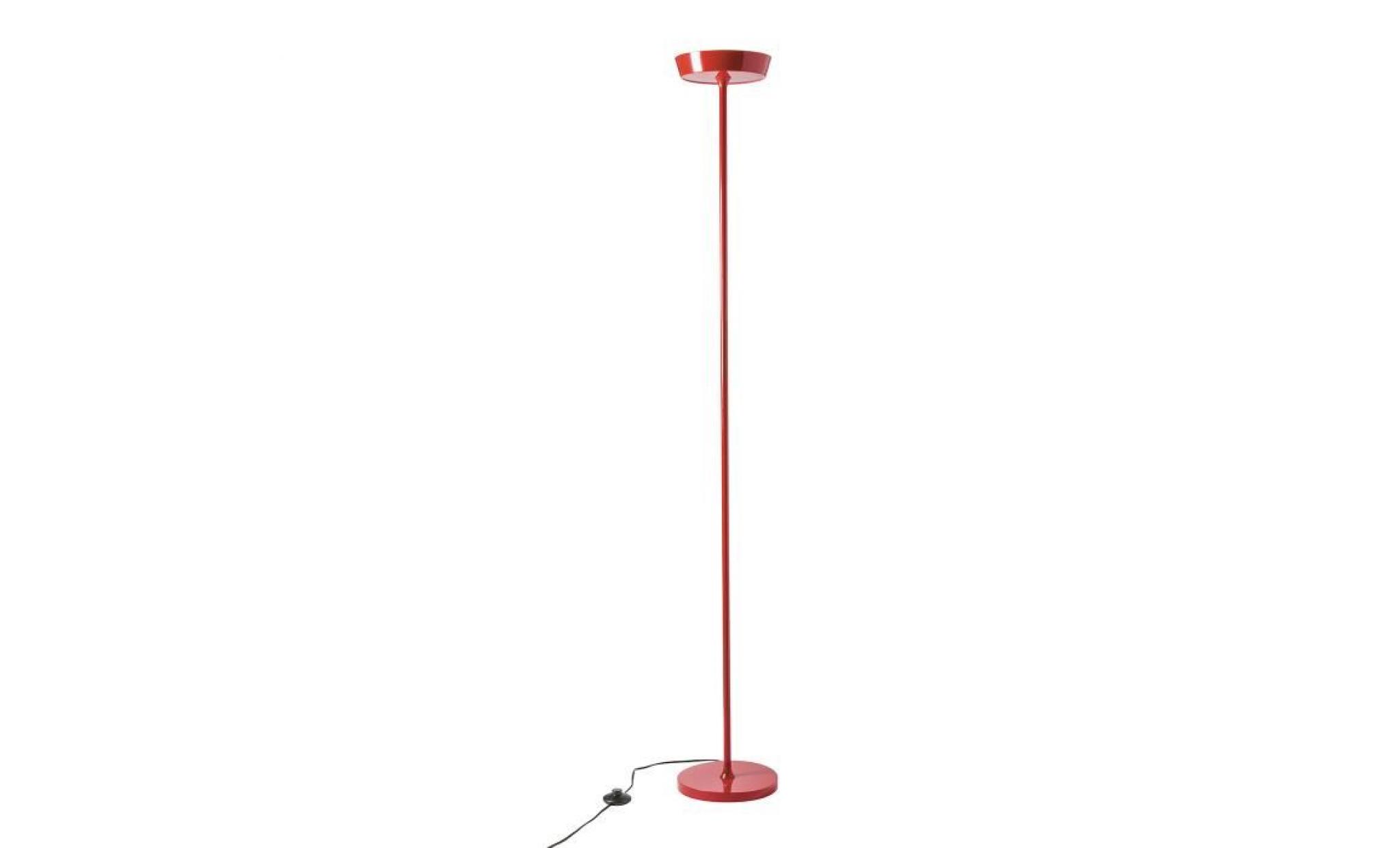 lampadaire led 24w 180cm rouge