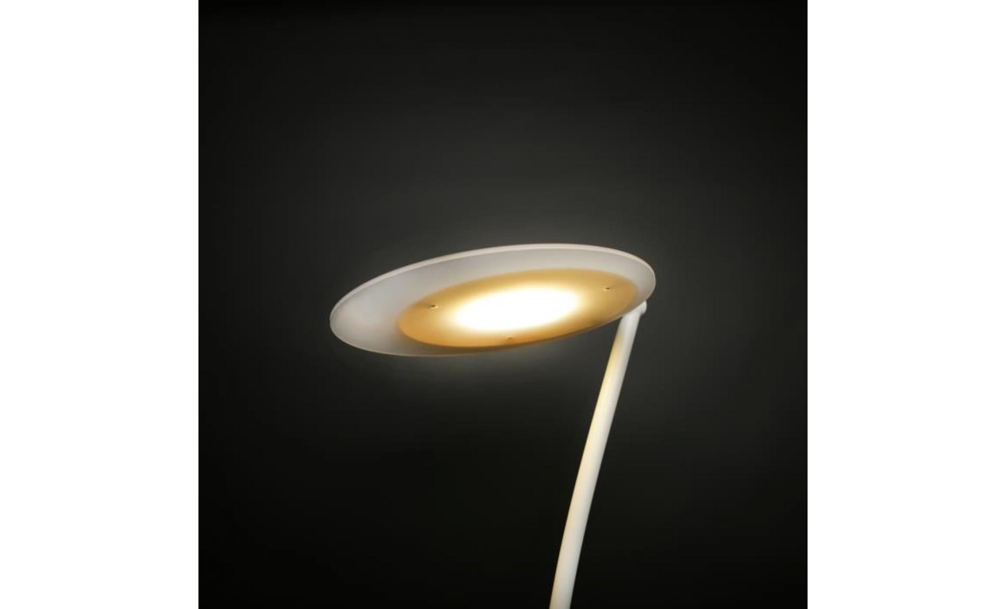 lampadaire  led 24w 183cm blanc orientable rÉglable pas cher