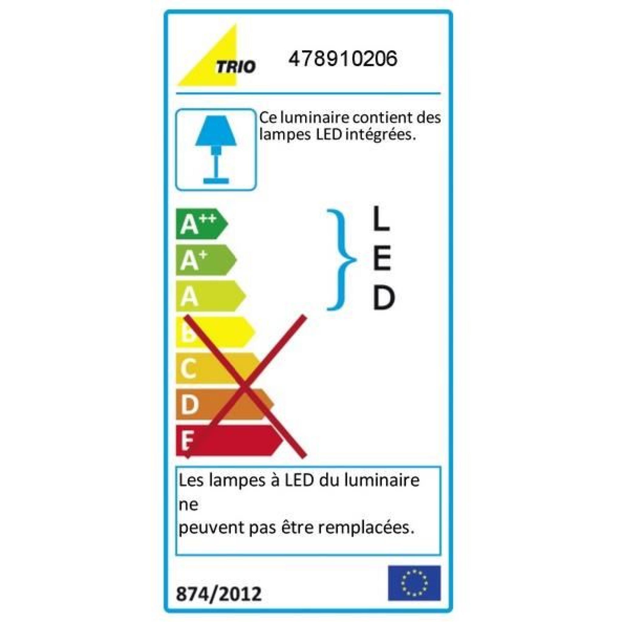 Lampadaire LED design Grenoble 2 lampes pas cher