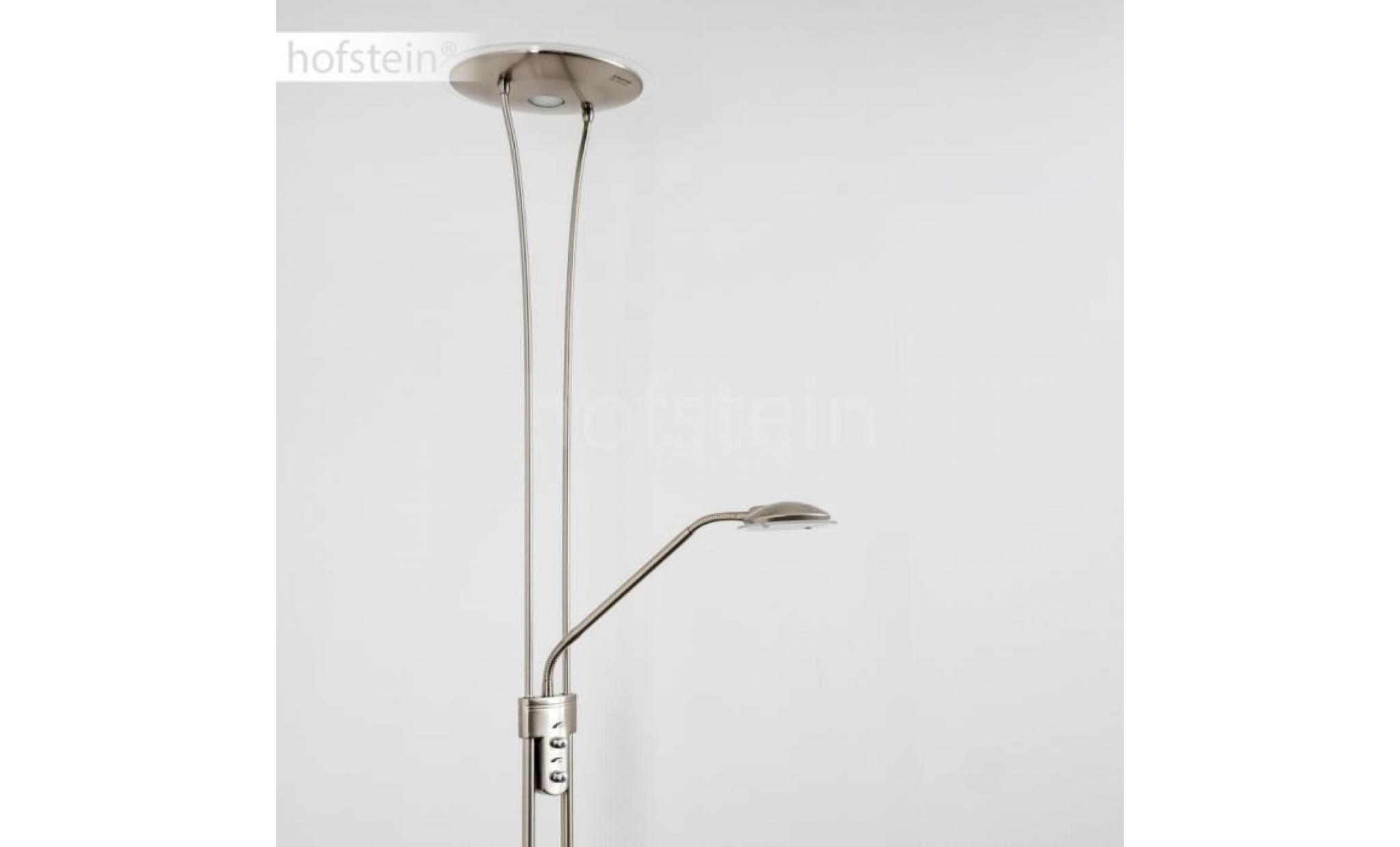 lampadaire de salon hofstein marana nickel pas cher