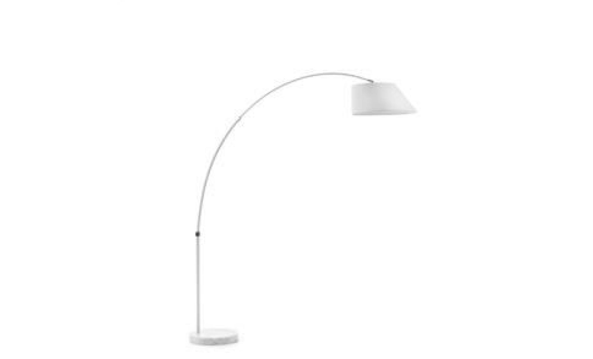 Lampadaire May, blanc pas cher