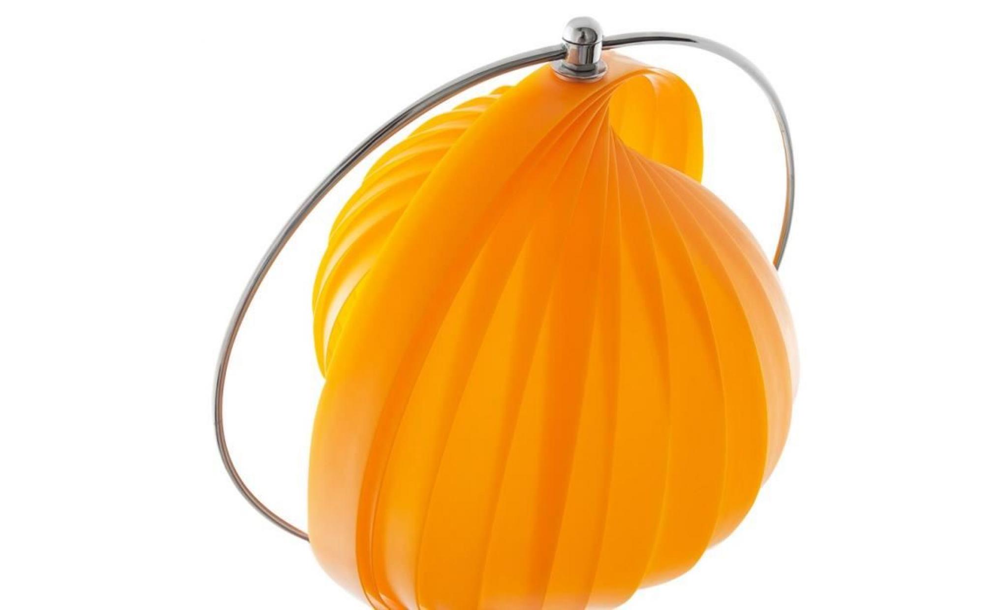Lampadaire MOON orange  - Hauteur 160cm pas cher