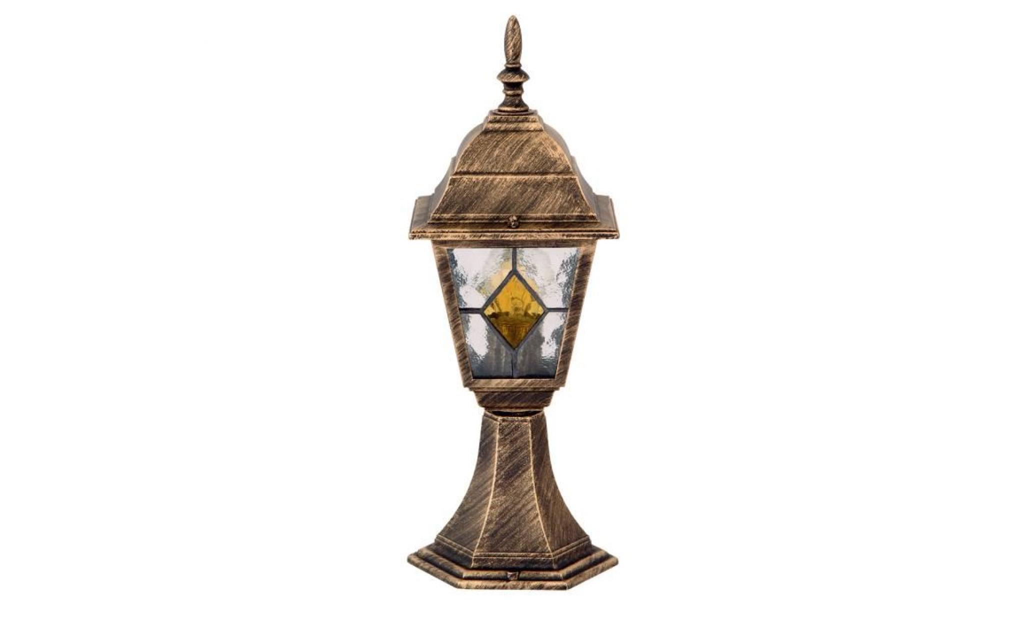 lampadaire rabalux monaco • lampadaire extérieures • couleur: or antique • matière: métal • ref: 8183