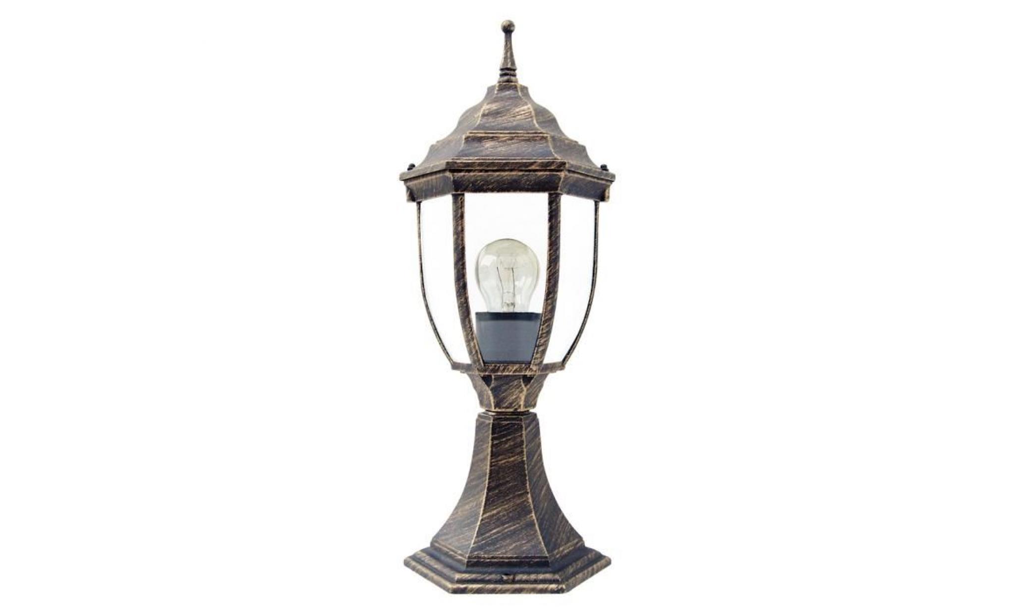 lampadaire rabalux nizza • lampadaire d'extérieur • couleur: or antique • matériel: métal • ref: 8453