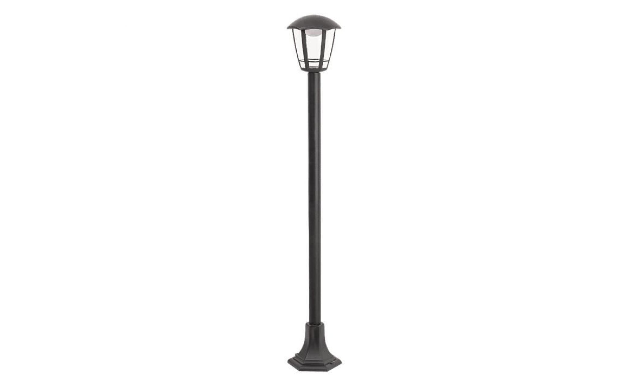 lampadaire rabalux sorrento   lampadaire d'extérieur   couleur: noir mat   matériel: plastique   ref: 8129