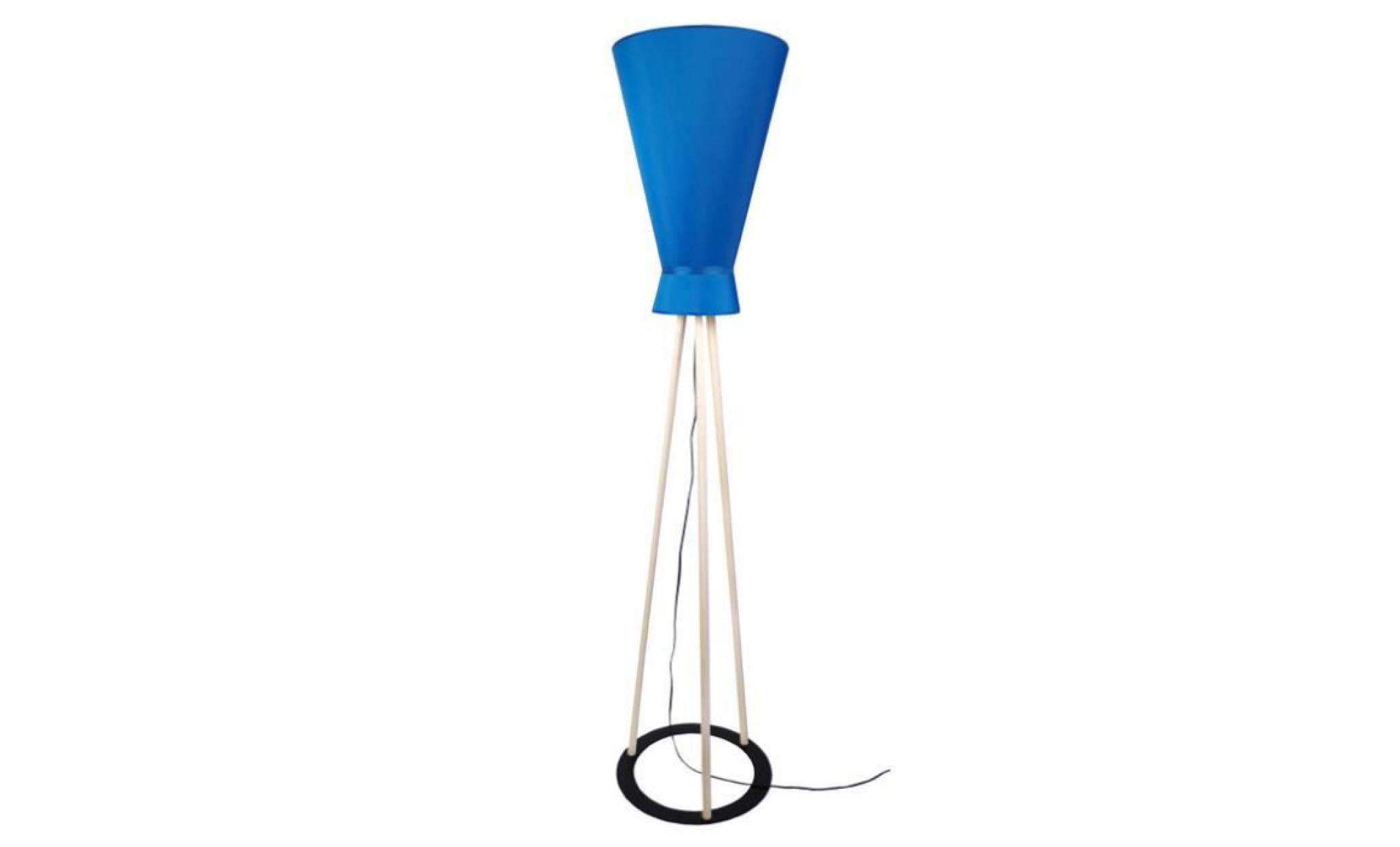 lampadaires stradivarius tosel bleu dimensions: 40x170cmdouille: e27puissance: 40w