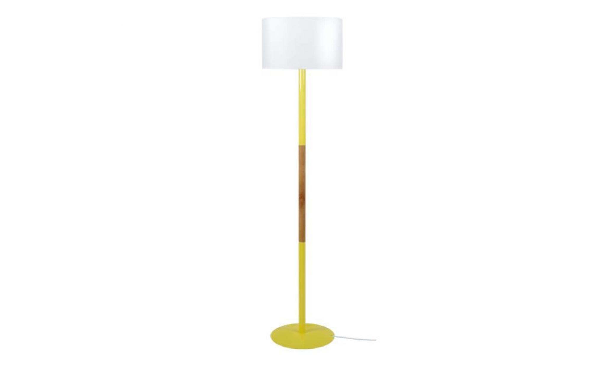 lampadaires tandem1m tosel jaune dimensions: 35x155cmdouille: e27puissance: 40w