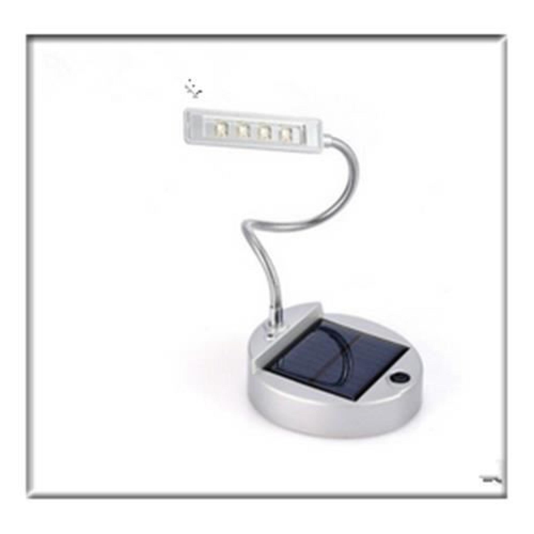 Lampe à économie d'énergie solaire 4LED à protéger les yeux de la lampe solaire / USB à double fonction de chargement pas cher