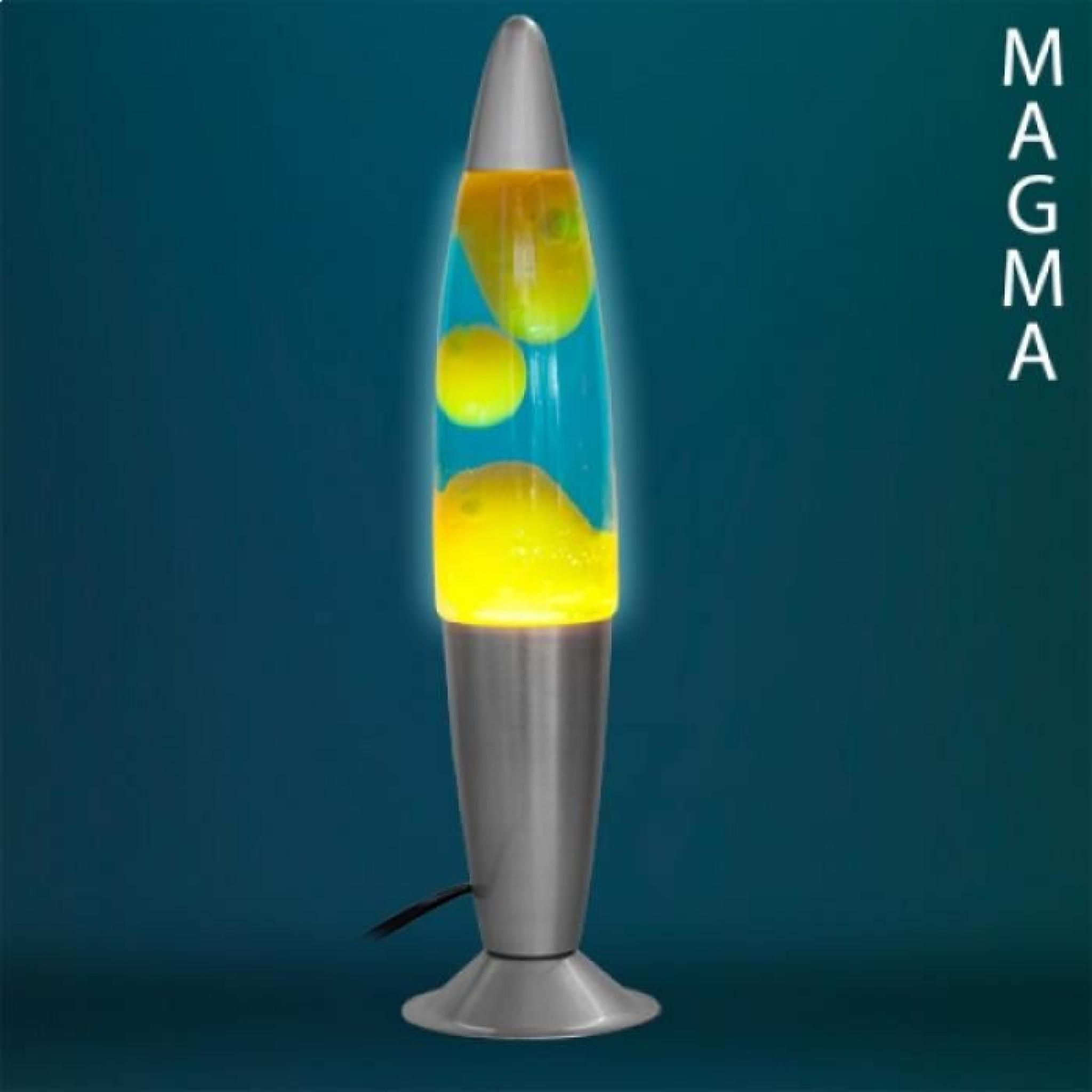 Lampe à Lave Magma fusée vert