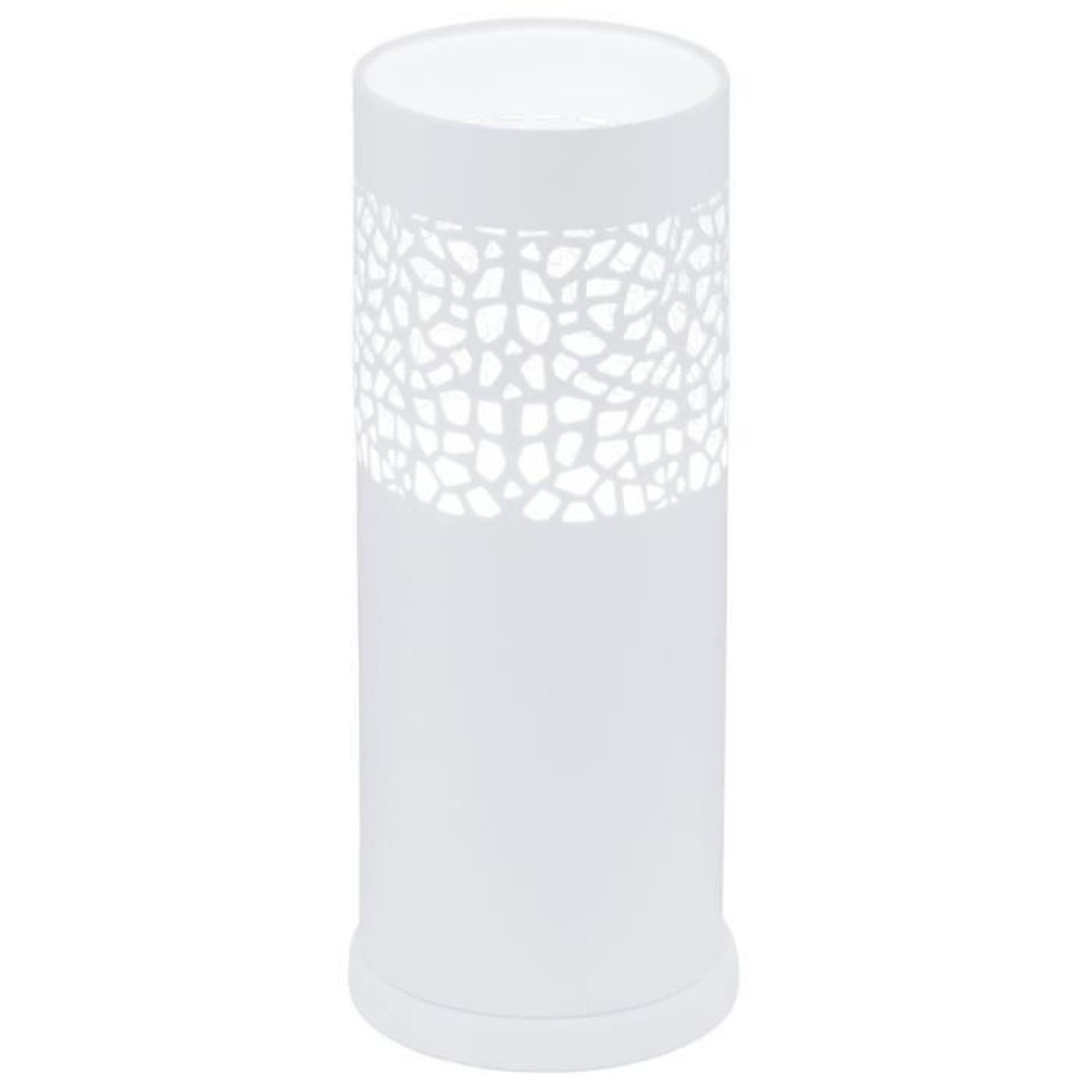 Lampe A Poser Carmelia blanc 1x60w - EGLO LIGHTING pas cher