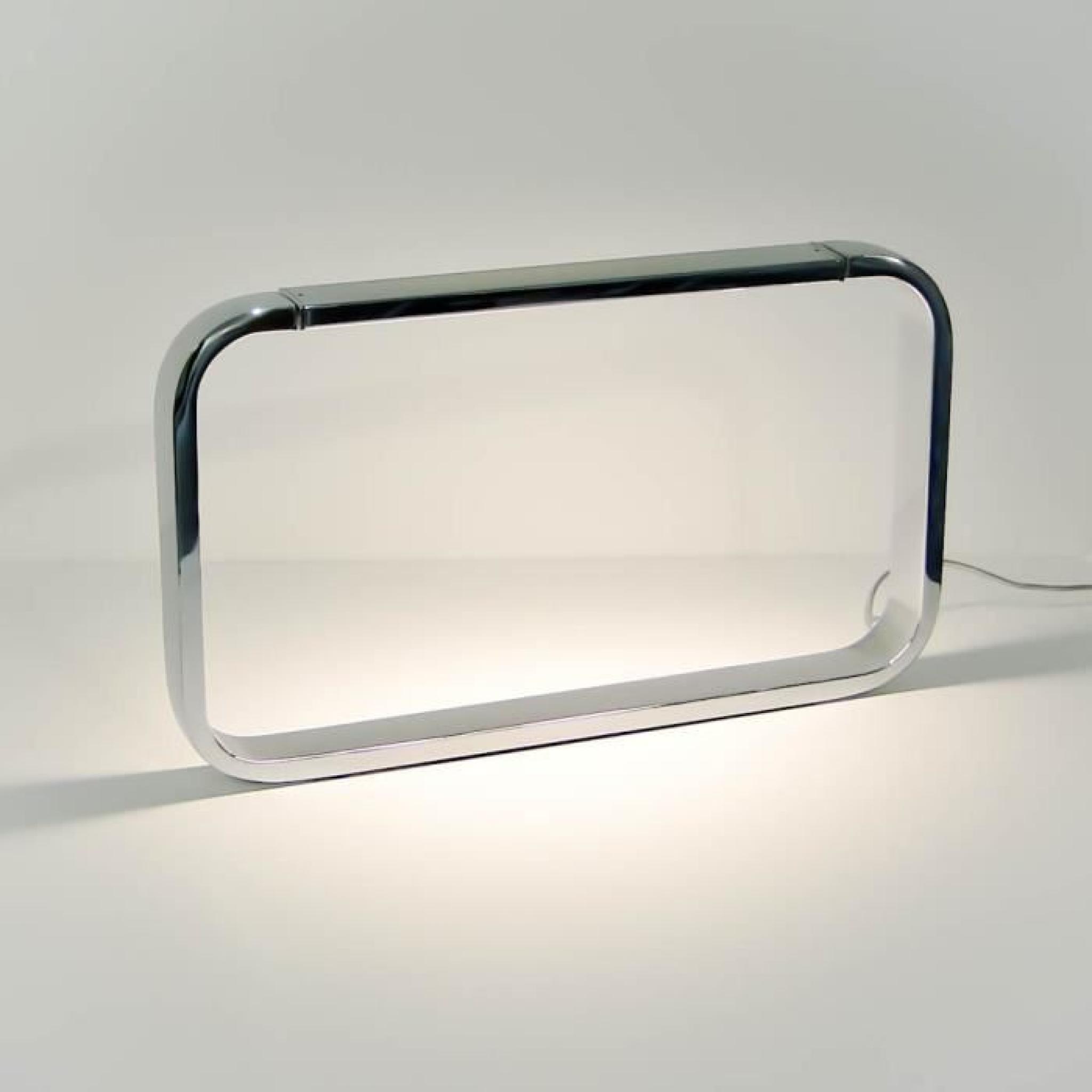 Lampe à poser design chrome LED Relax