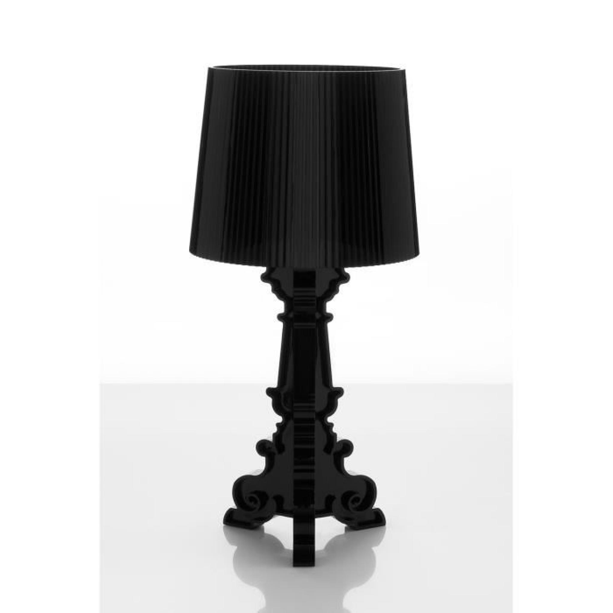 Lampe à poser design noir ou transparent GLORY Noire - Couleur : Noire