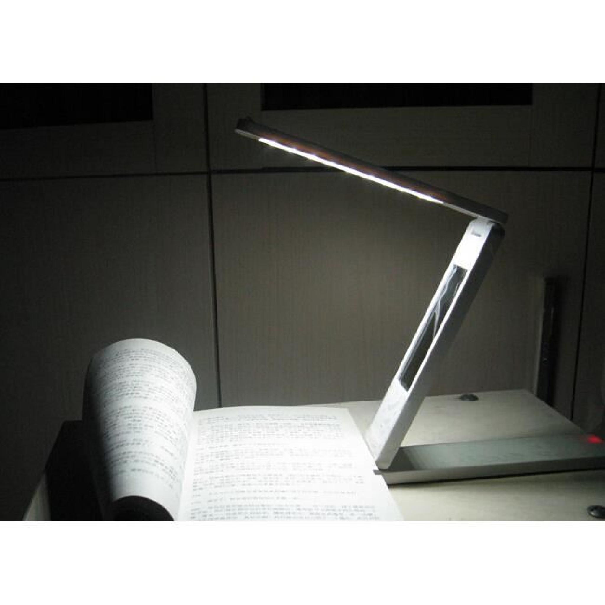 Lampe à poser Lampe de bureau rechargeable pliable lecture table lumineuse Calendrier