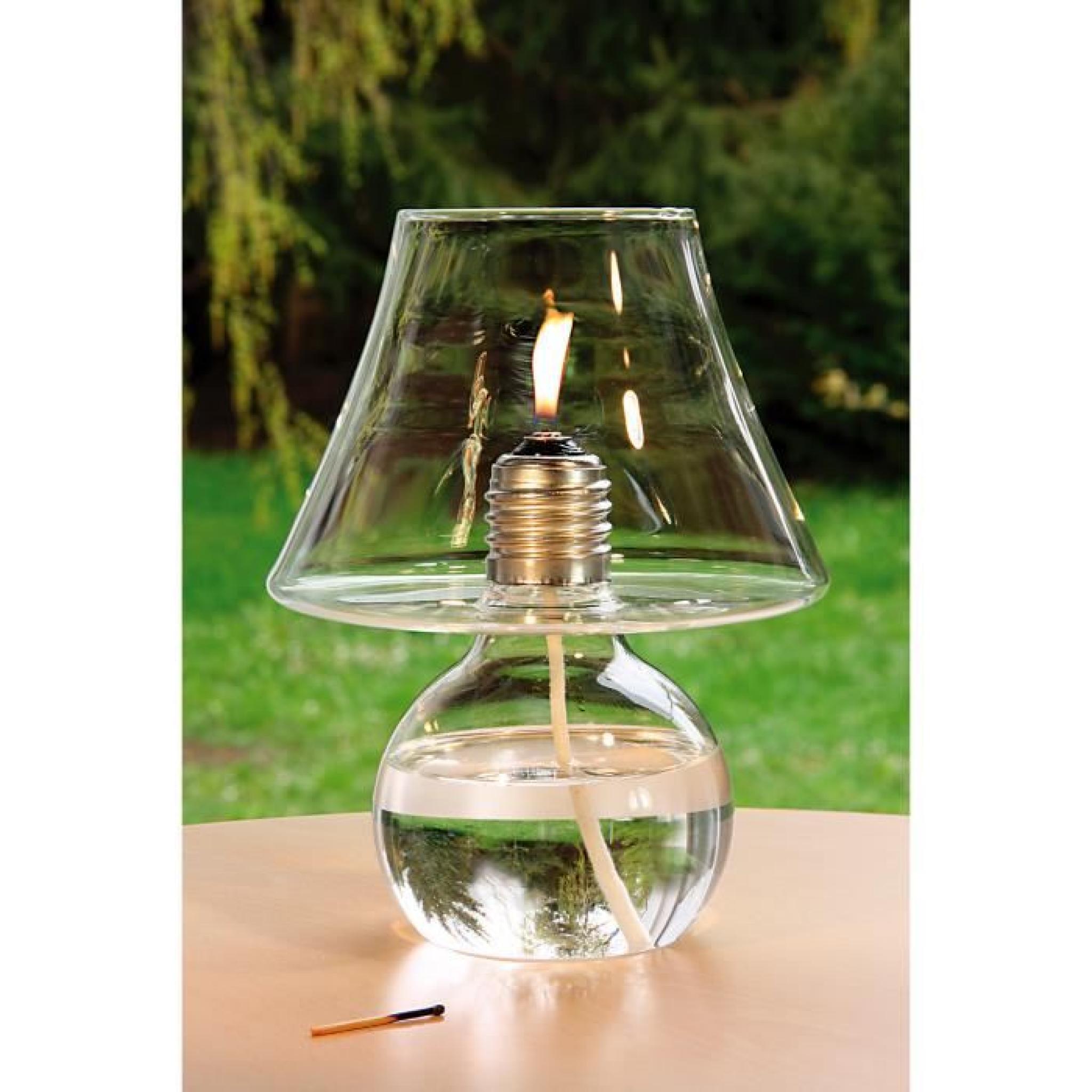 Lampe-ampoule à huile LUX Light 18 x 22 cm pas cher