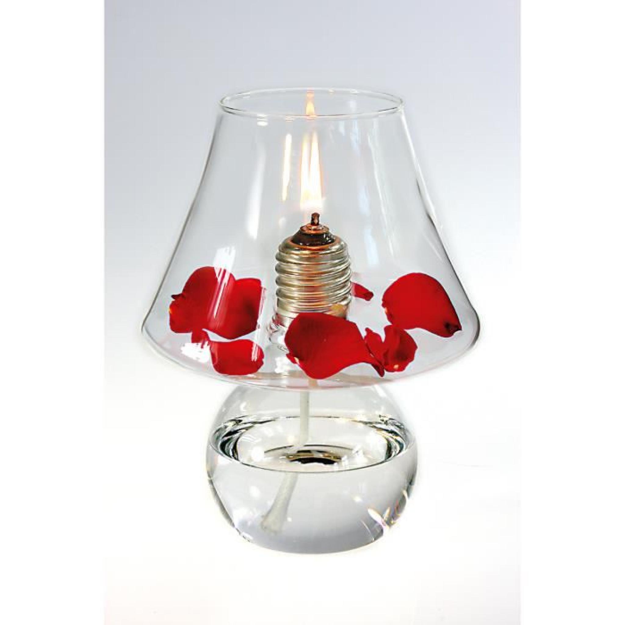 Lampe-ampoule à huile LUX Light 18 x 22 cm pas cher