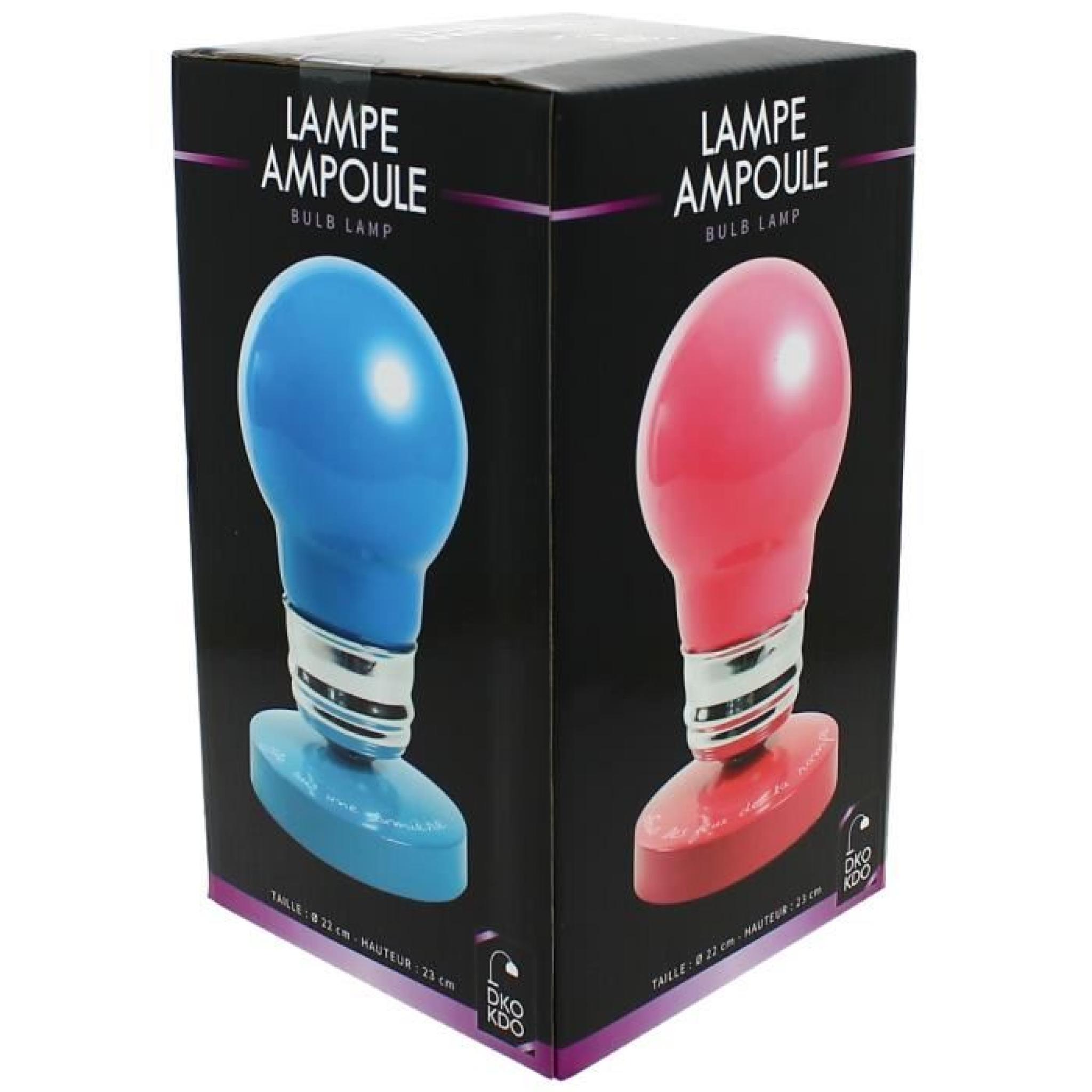 Lampe Ampoule Design Fun Humour Star Noir pas cher