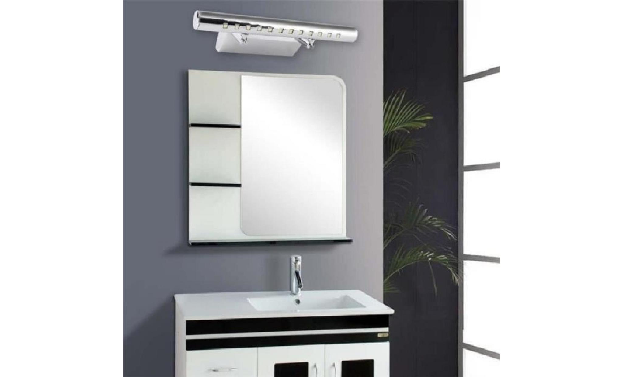 lampe applique led lumière blanc 3w pour salle de bain miroir