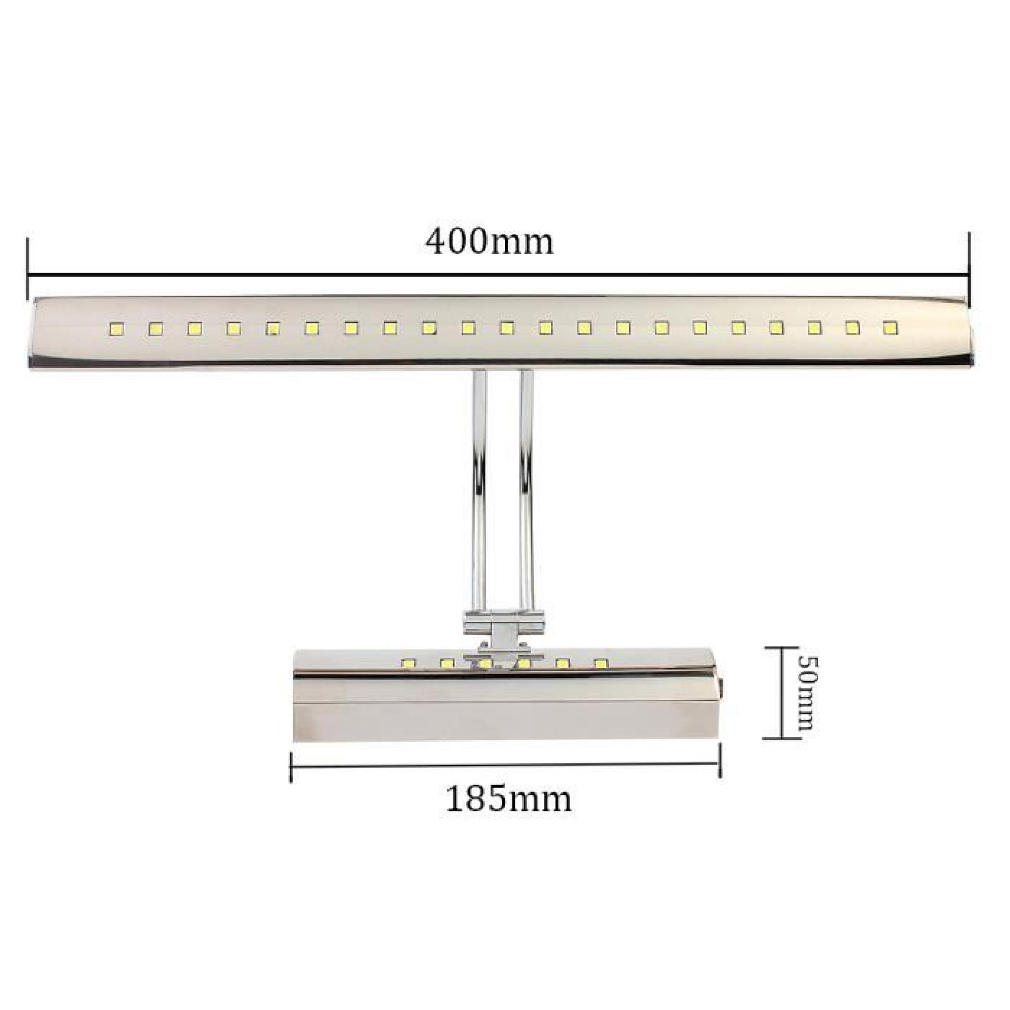 Lampe Applique LED Lumière Blanc 5W Pour Salle de Bain Miroir Tableau AC90-265V pas cher