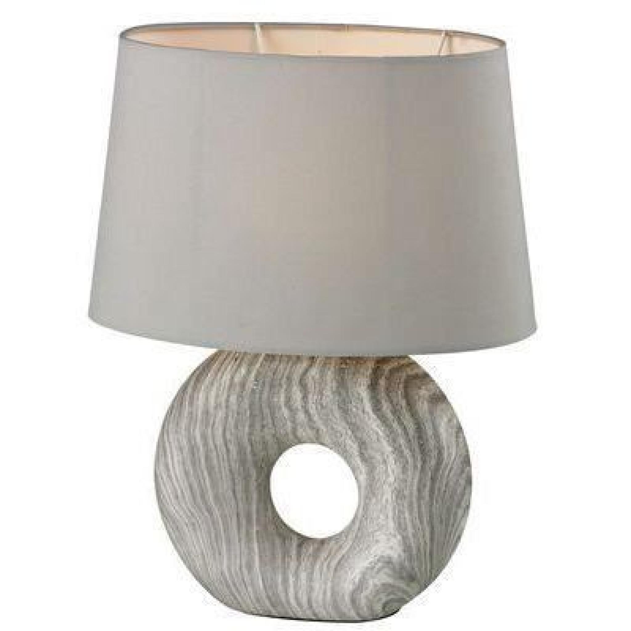 Lampe argent, Aspect marbre Liz 40W - Boutica-Design
