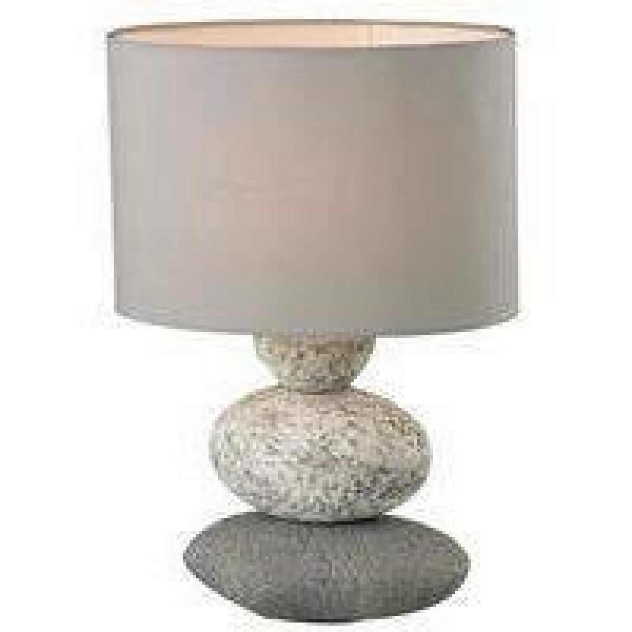 Lampe Aspect pierre, Tissu Wendy 40W - Boutica-Design pas cher