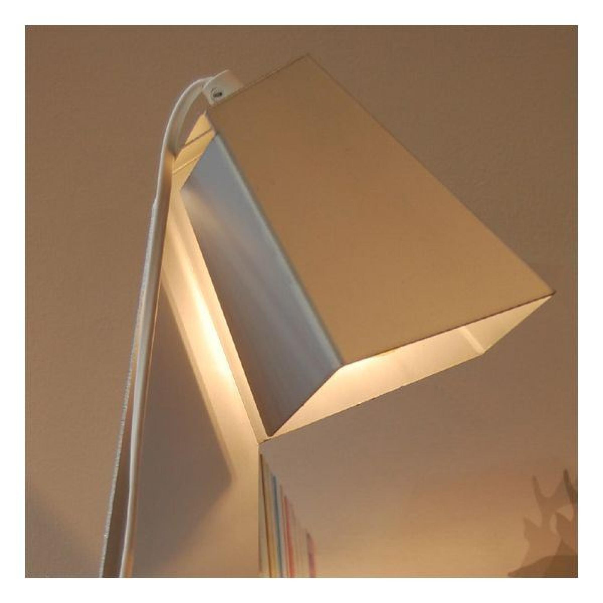 Lampe Bureau Origami Grise pas cher