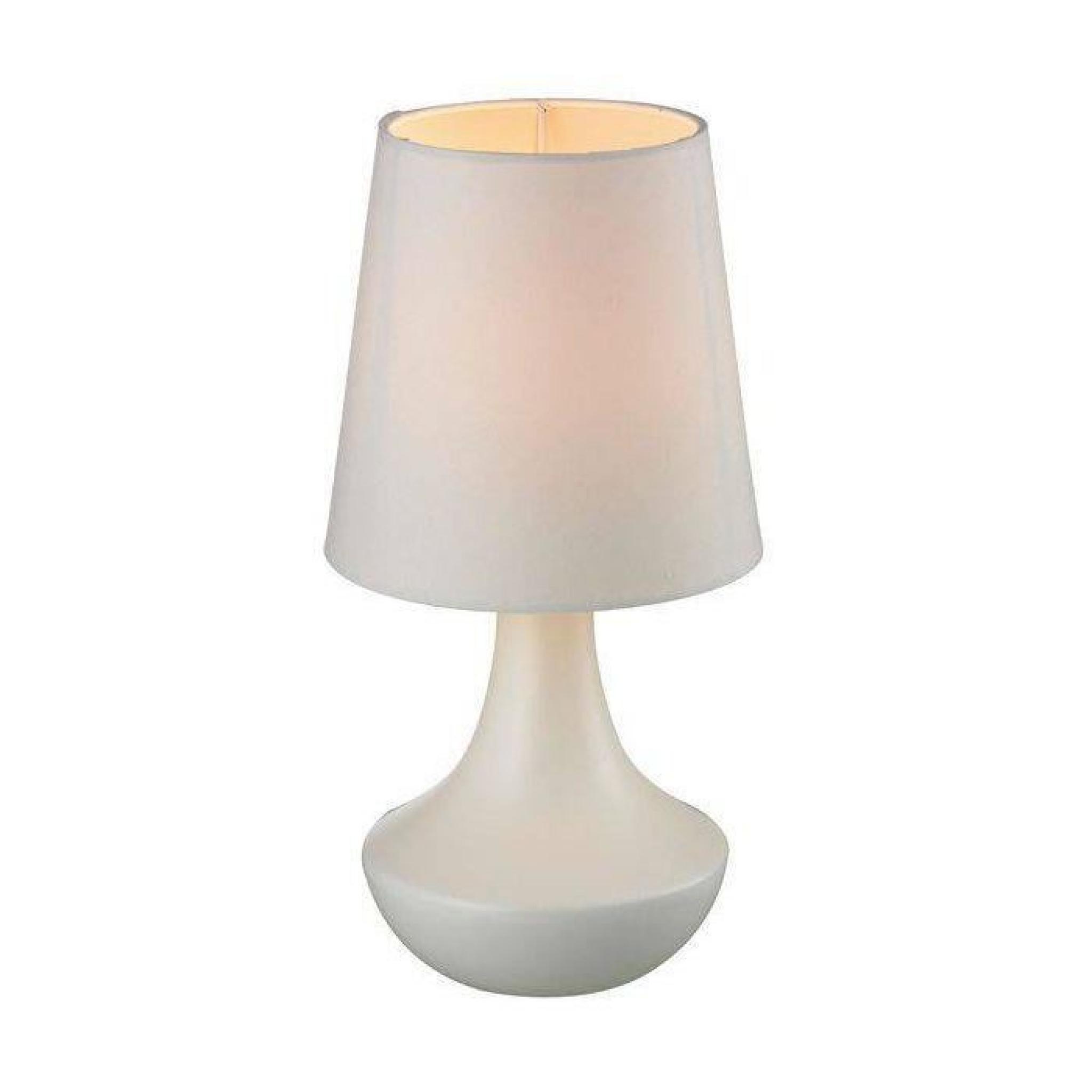 Lampe Céramique, blanc Lena 40W - Boutica-Design pas cher
