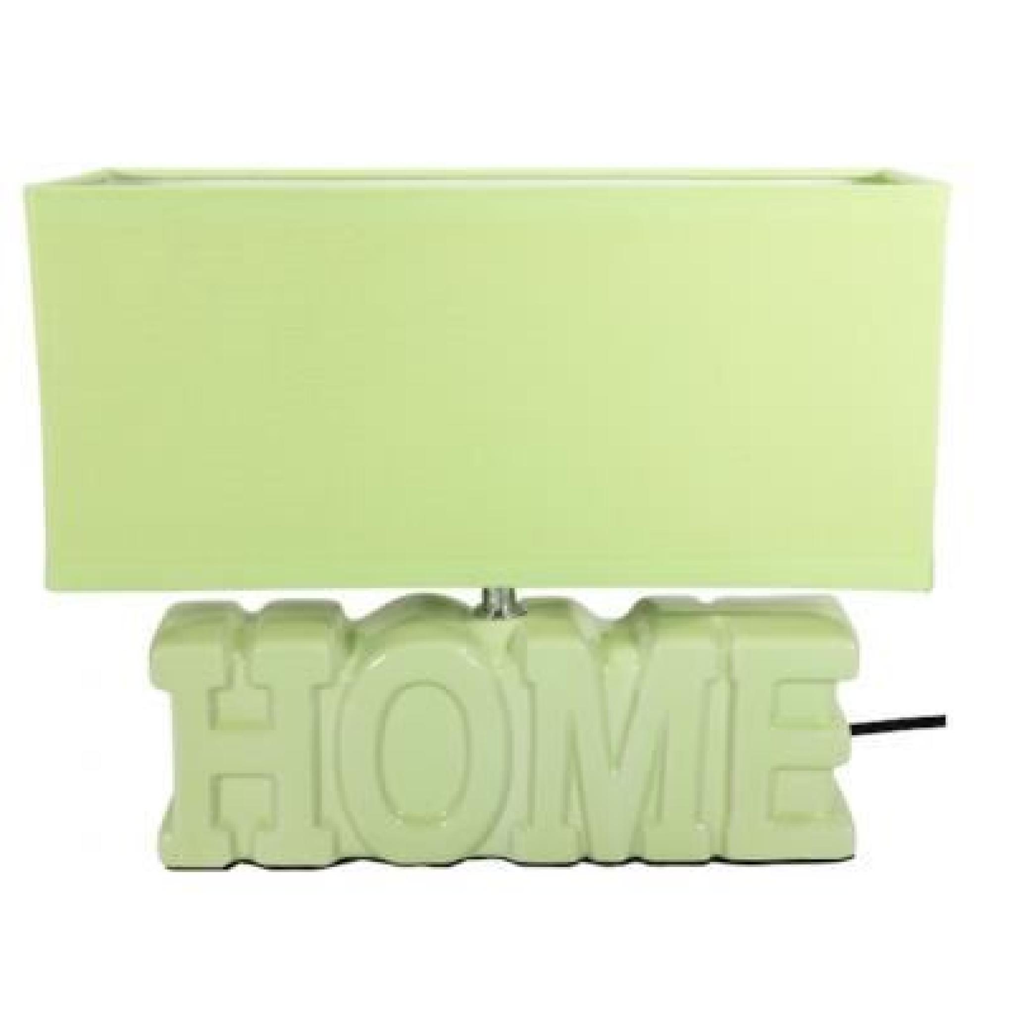 Lampe Céramique Home - Couleur - Vert