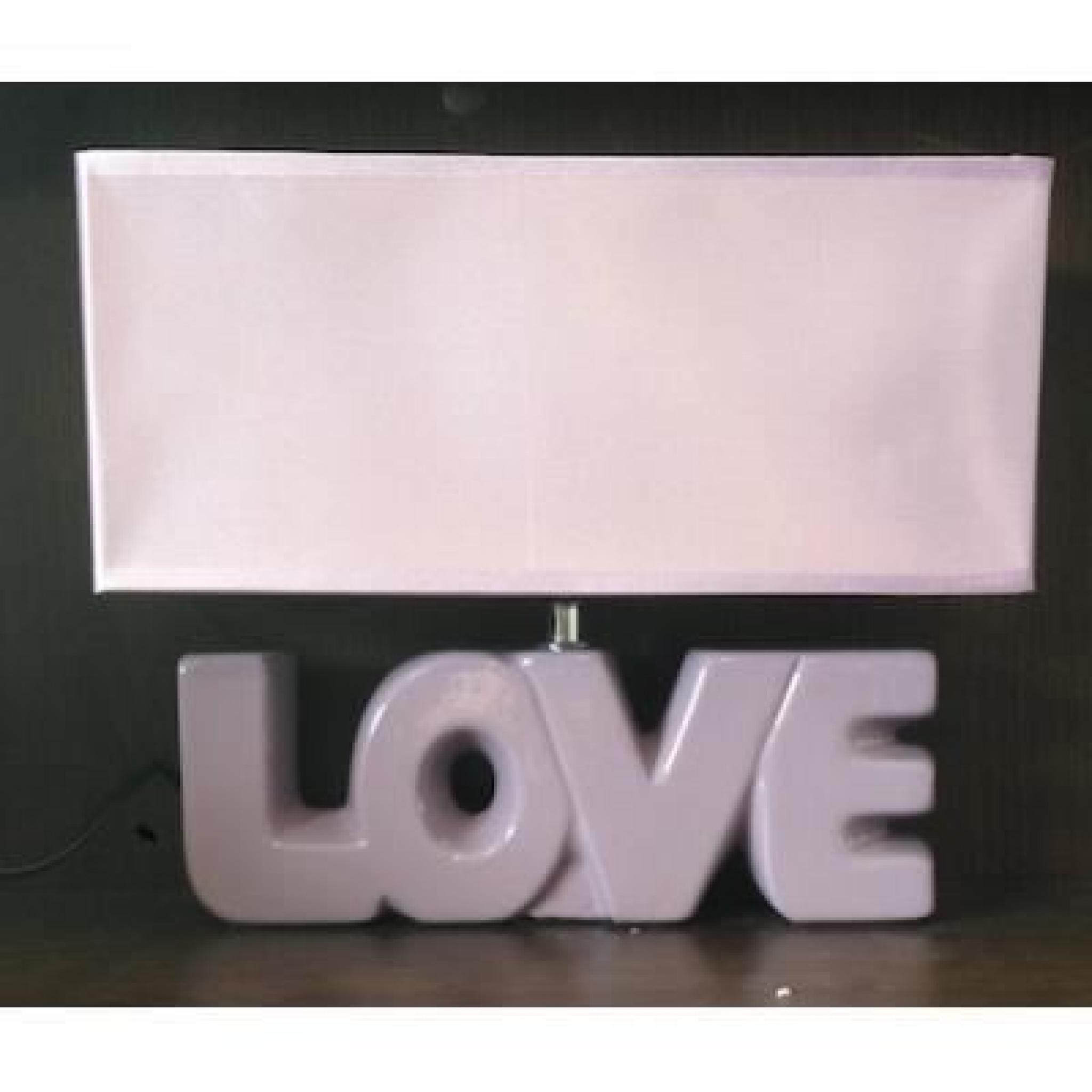 Lampe Céramique Love - Couleur - Violet