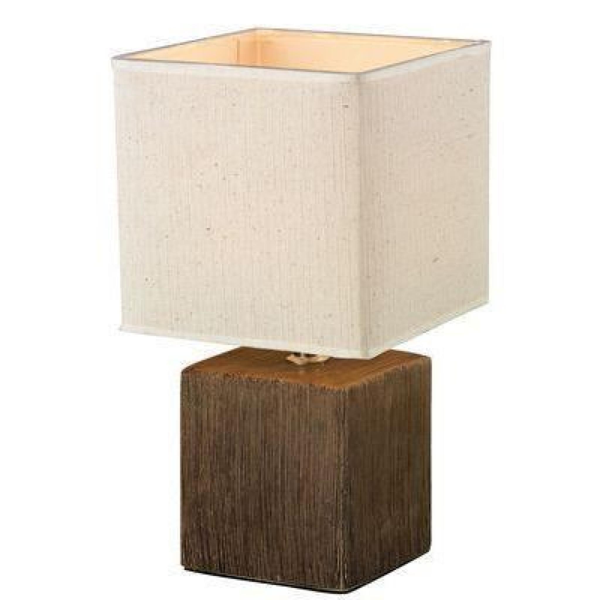 Lampe Céramique, tissu Wanda 40W - Boutica-Design