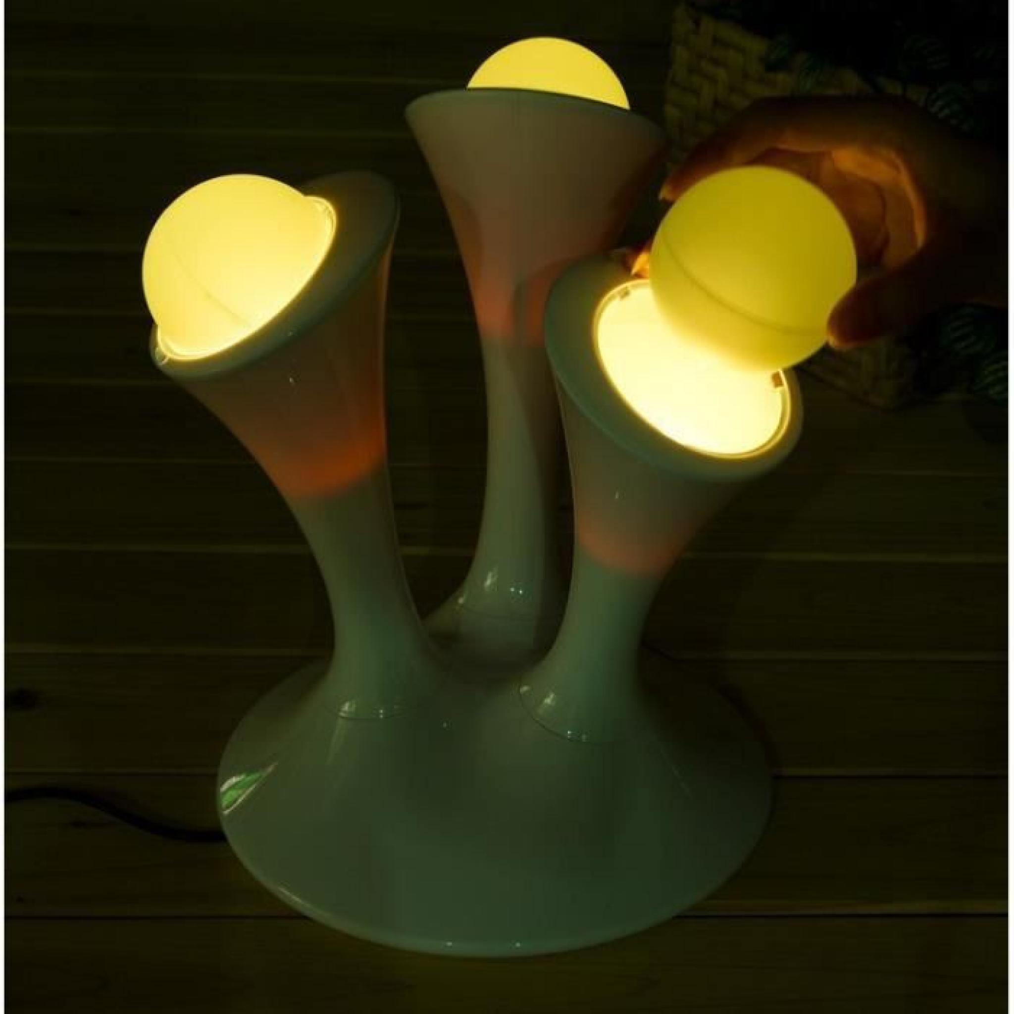 Lampe champignon lumière la nuit de gradient coloré pas cher
