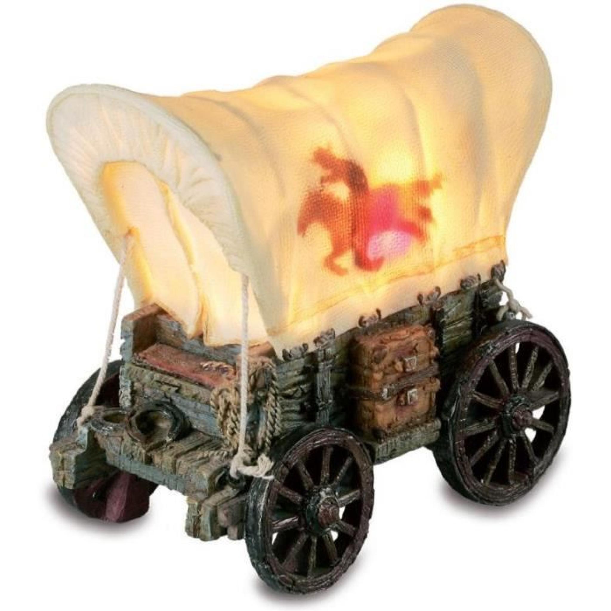 Lampe Chariot Western - Cowboy