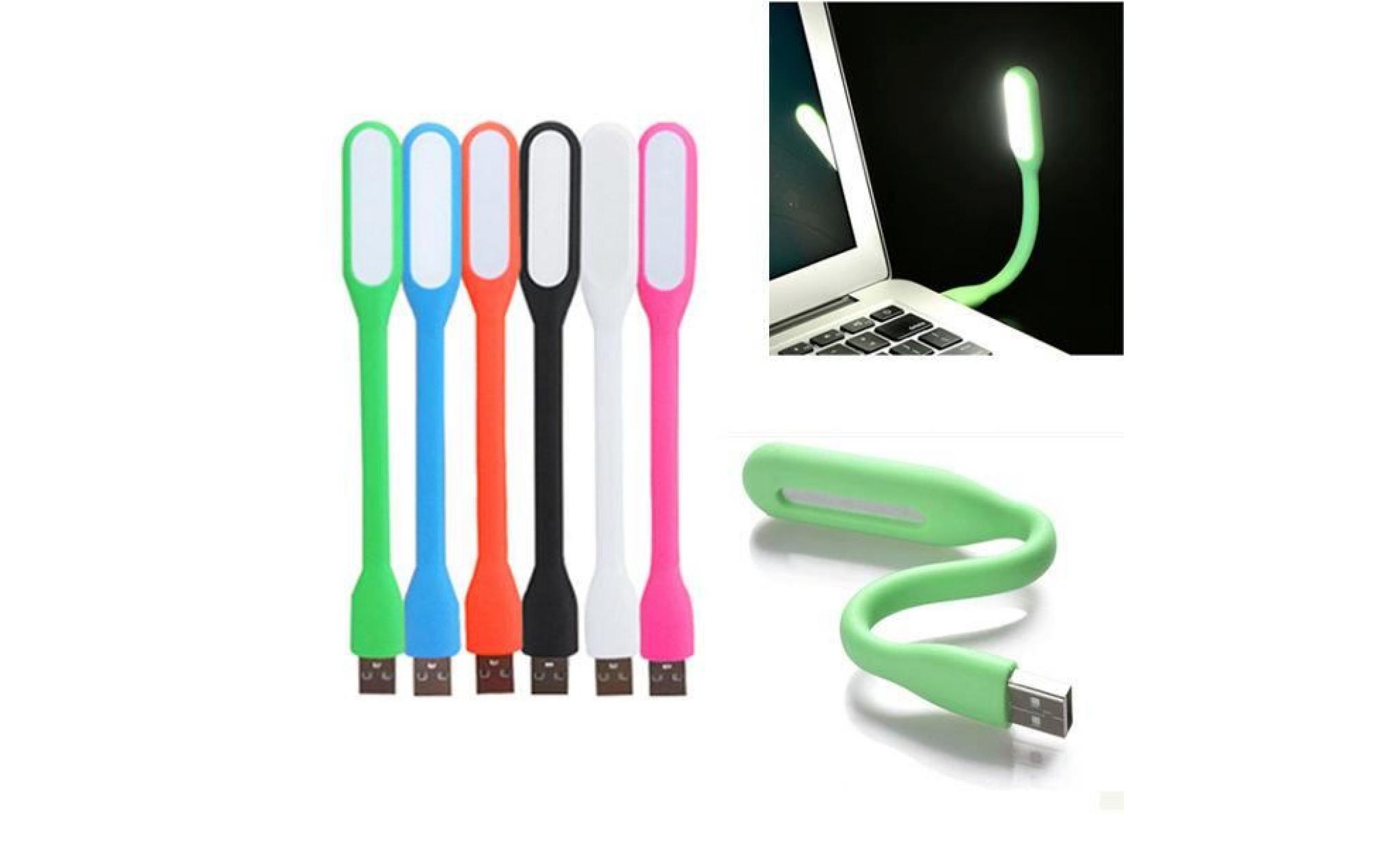 Lampe clavier VERT à led flexible connexion USB pas cher