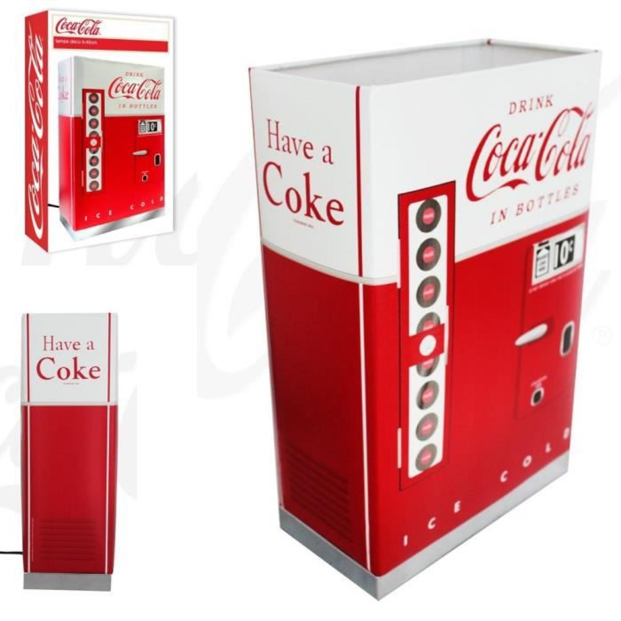 Lampe Coca Cola Distributeur boissons