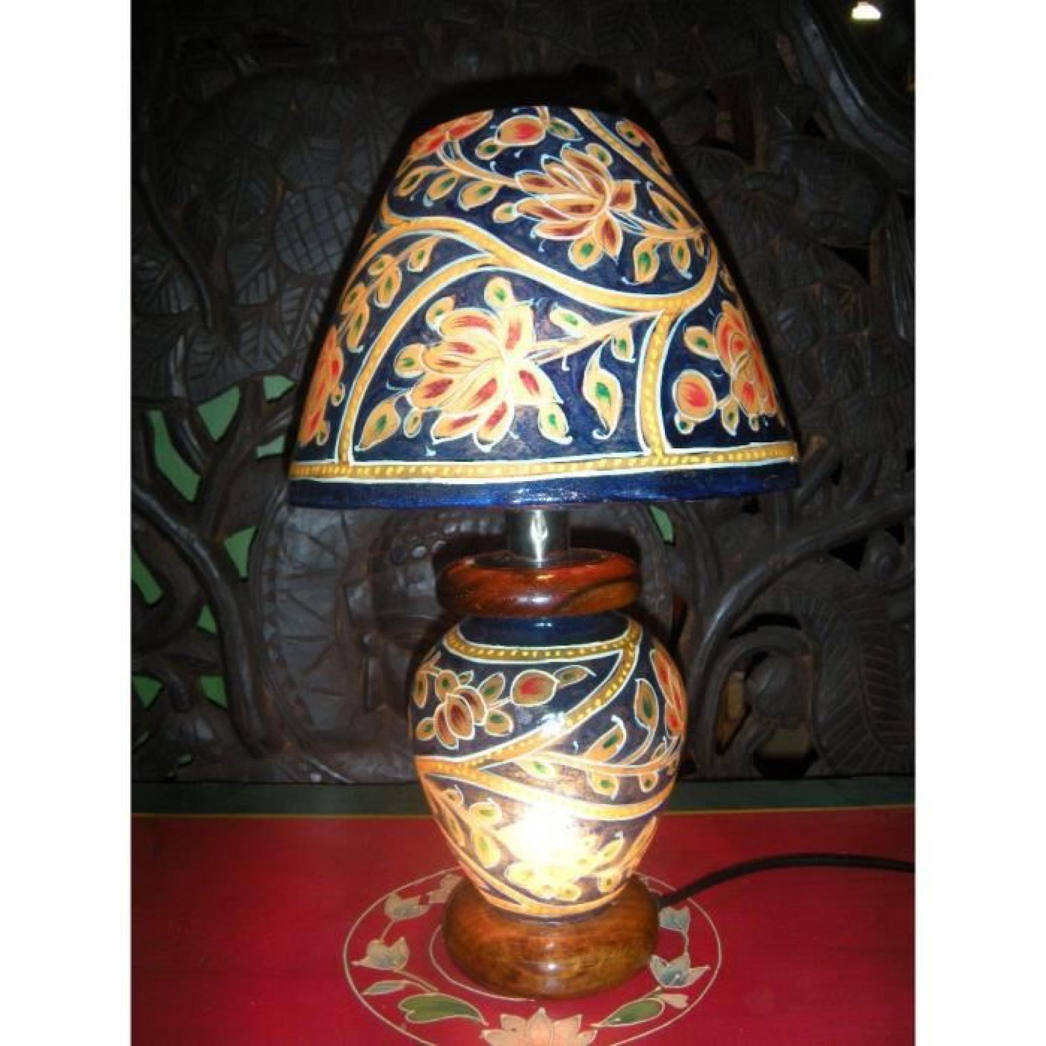 Lampe cuir de chameau - Pushkar (D)