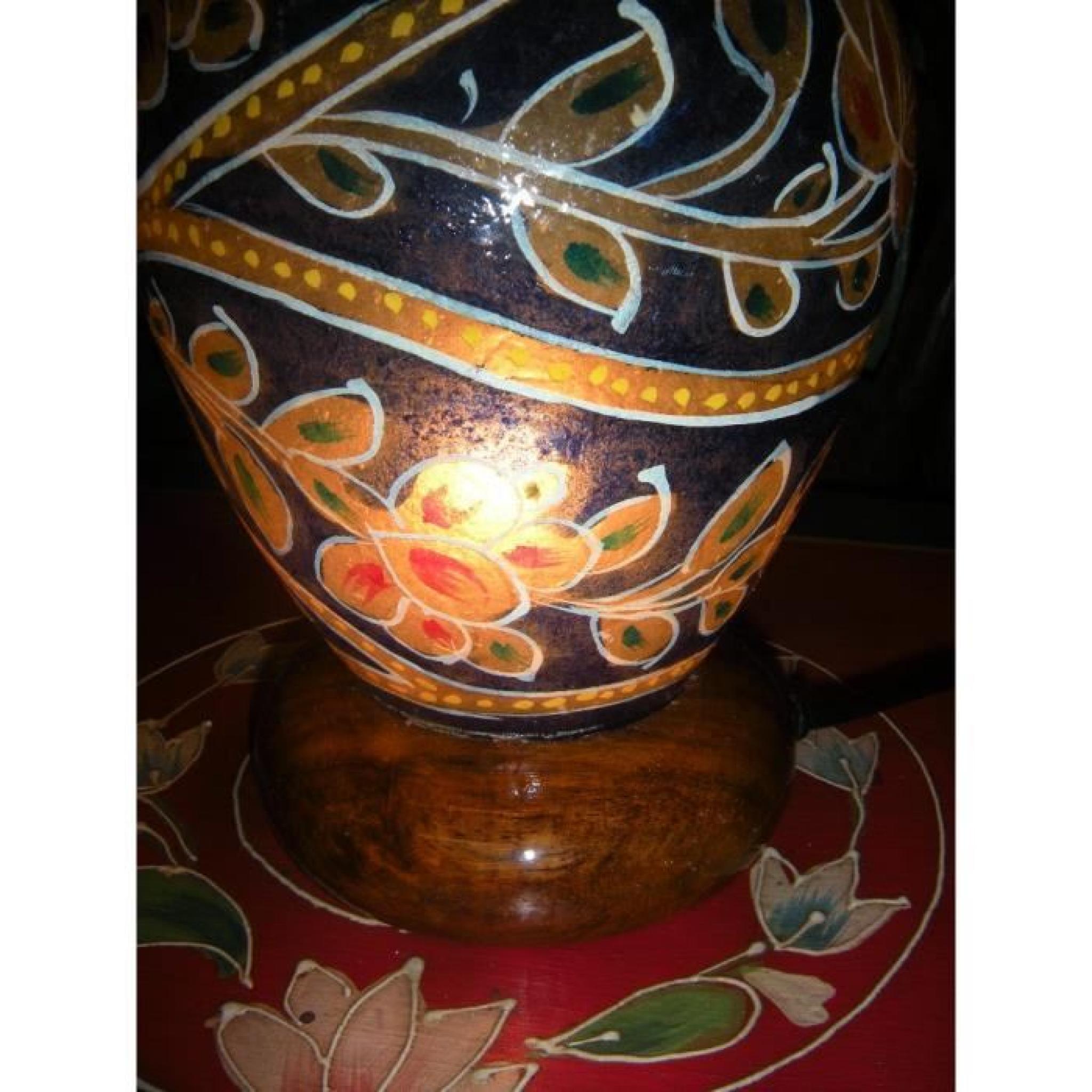 Lampe cuir de chameau - Pushkar (D) pas cher