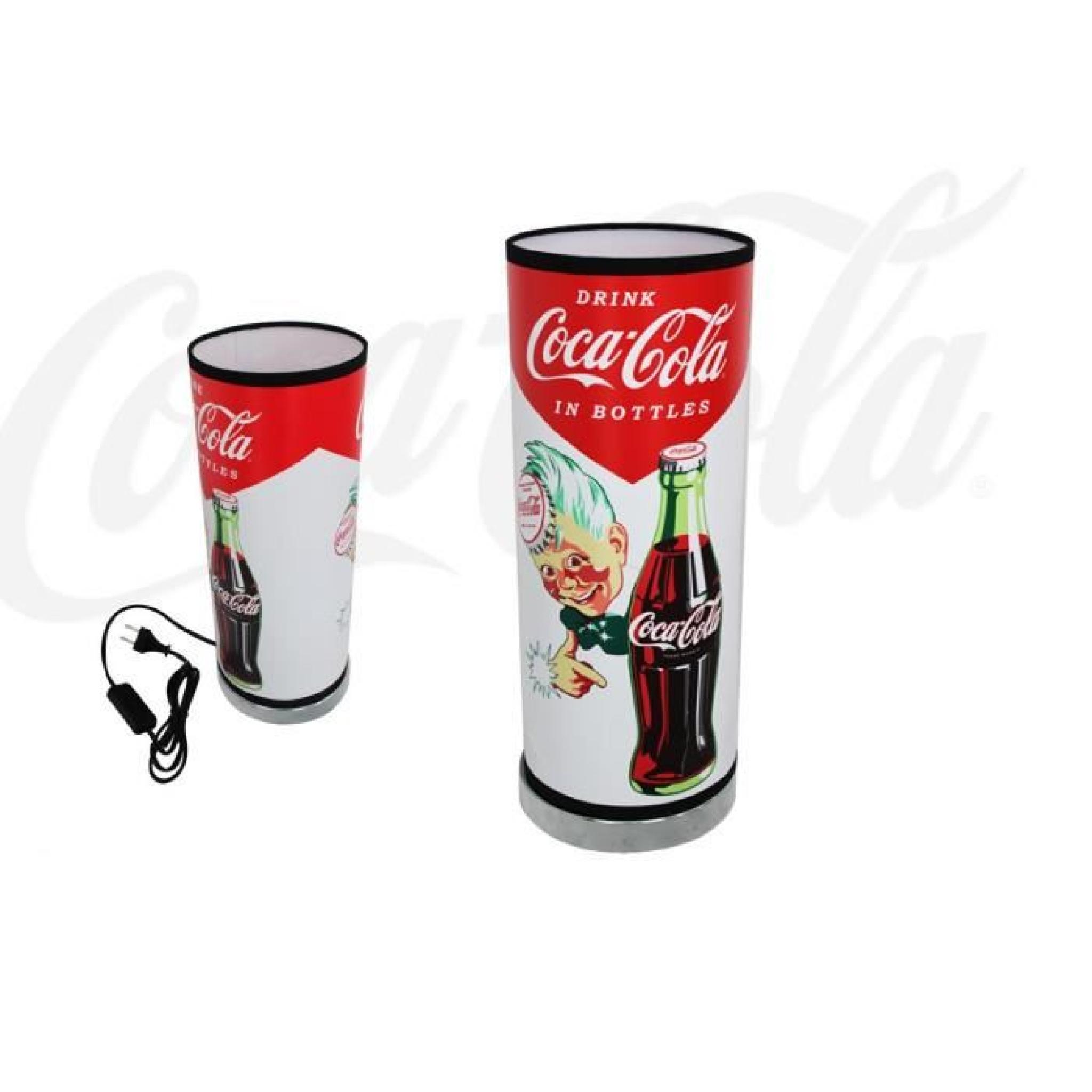 Lampe Cylindrique Coca Cola Little Boy 