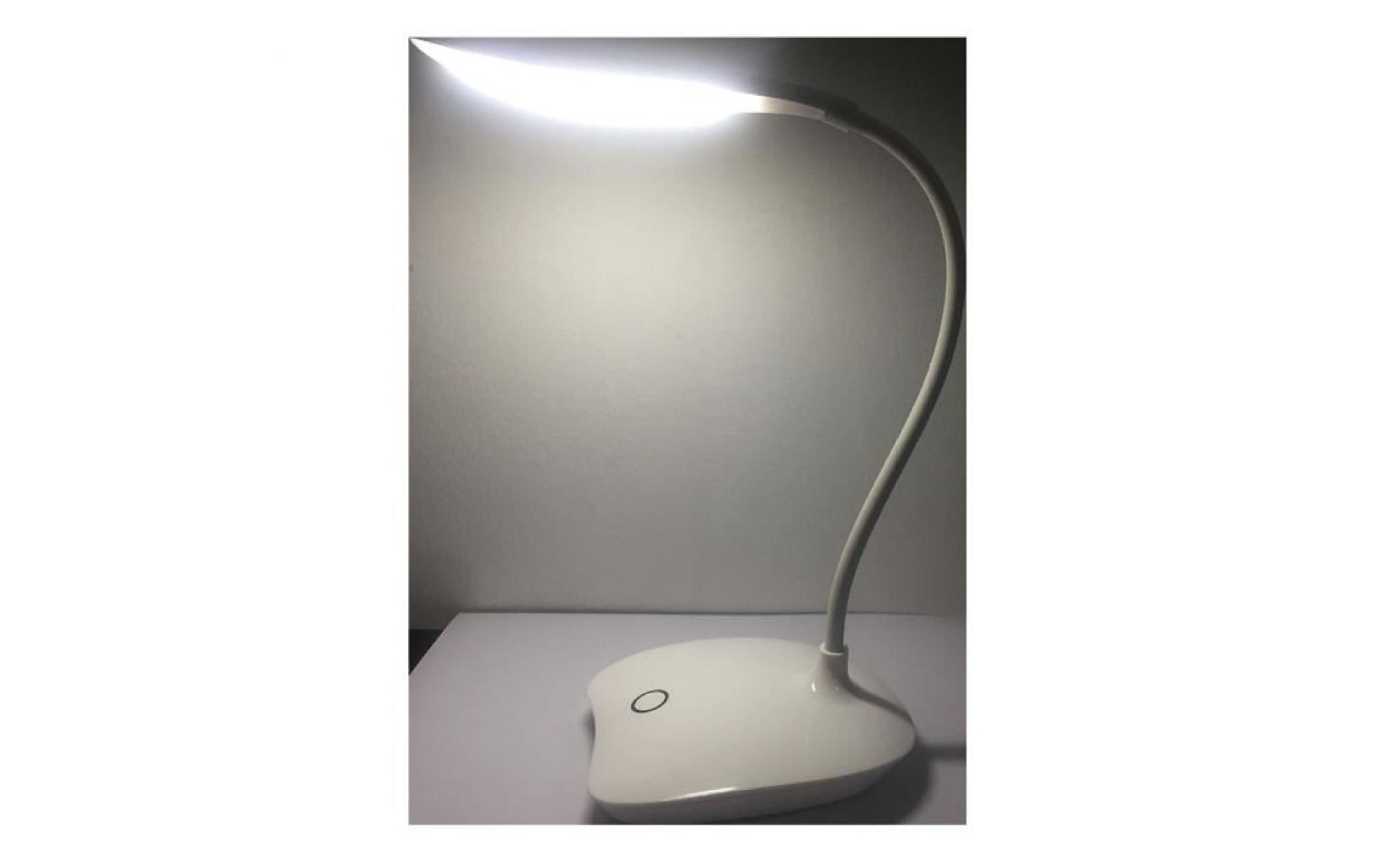 lampe de table led protection des yeux commande tactile 3 niveaux dimmable lampe de bureau rechargeable lampe de chevet pas cher