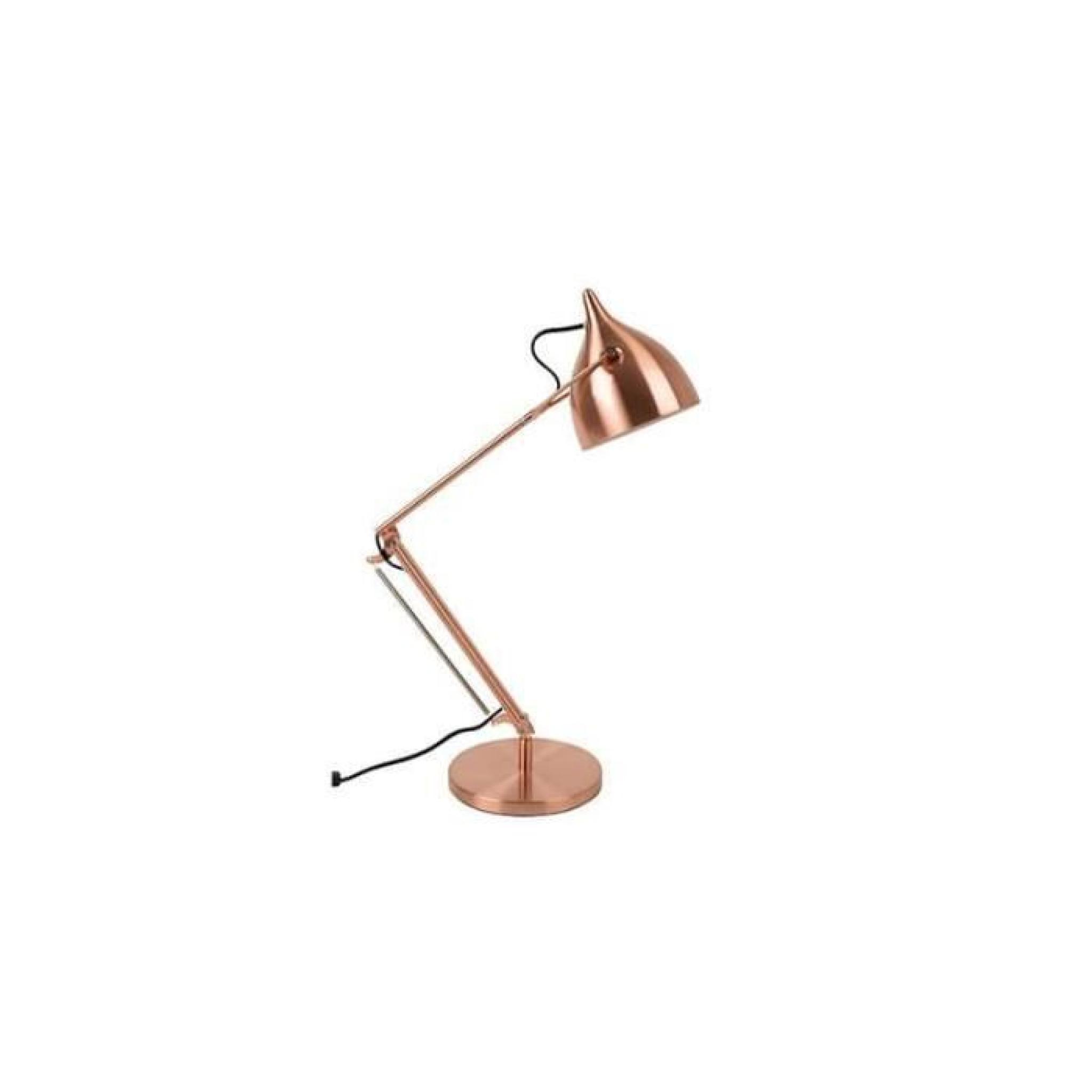 Lampe de bureau design ajustable en cuivre Reader Copper