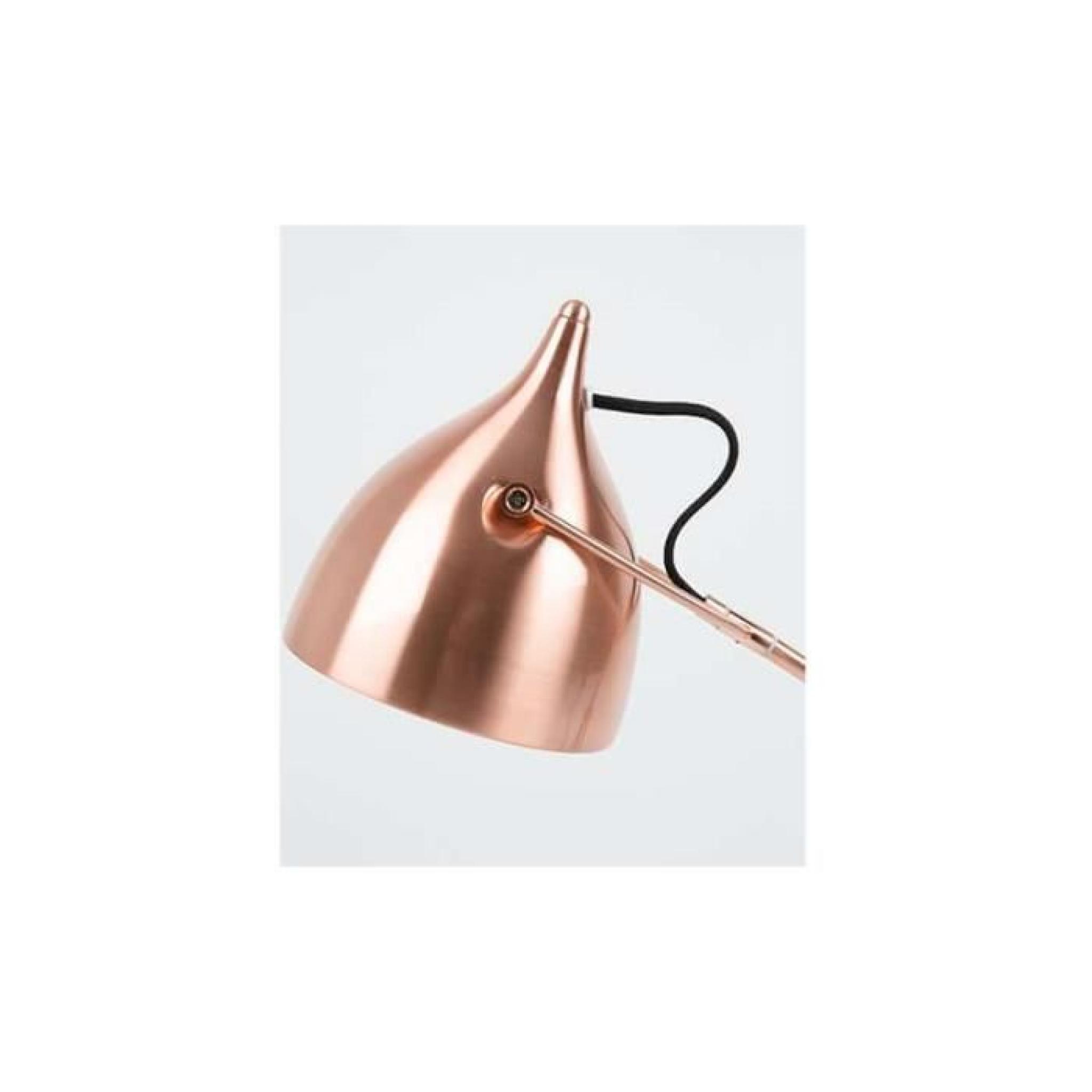 Lampe de bureau design ajustable en cuivre Reader Copper pas cher