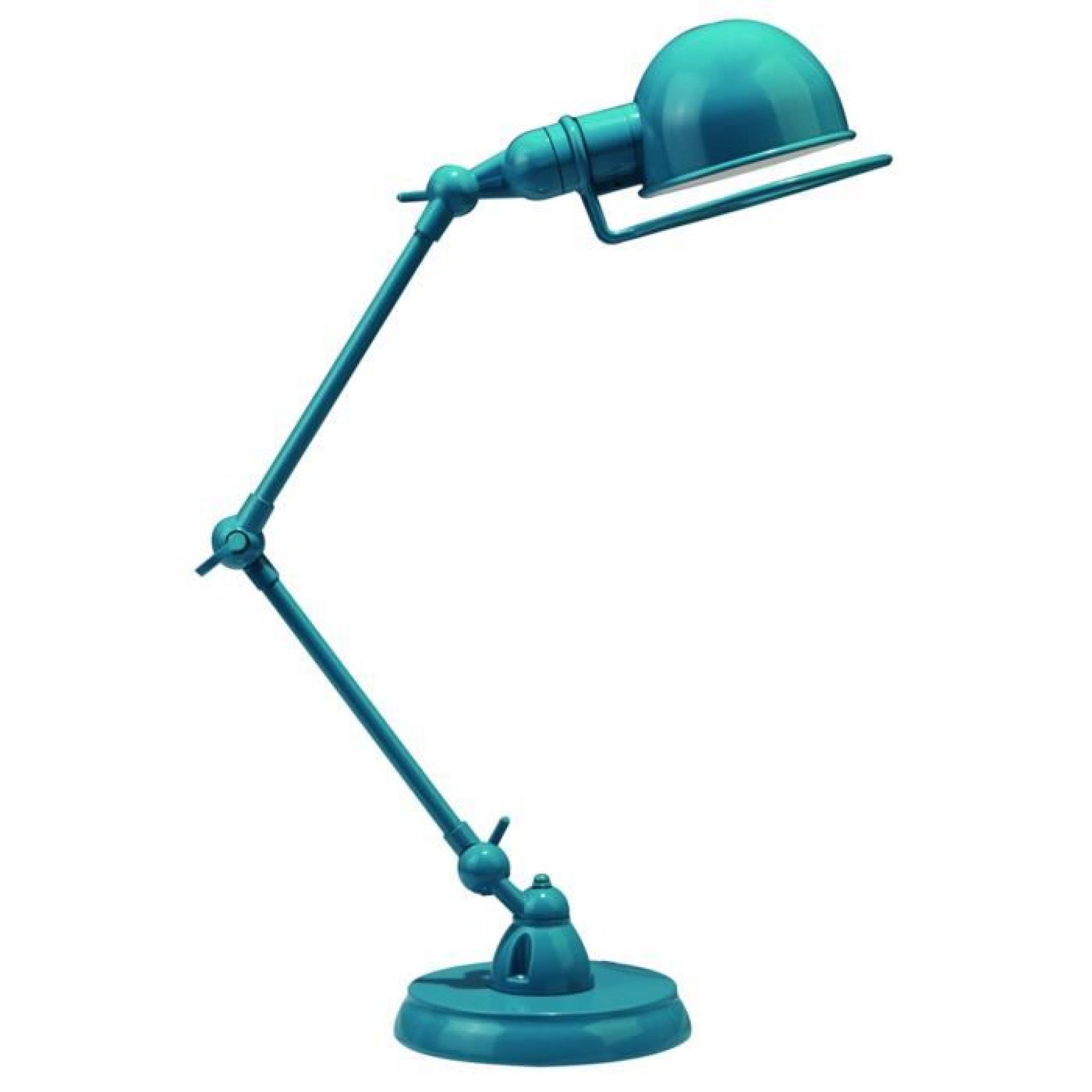 Lampe de bureau design bleue (E14) Milla