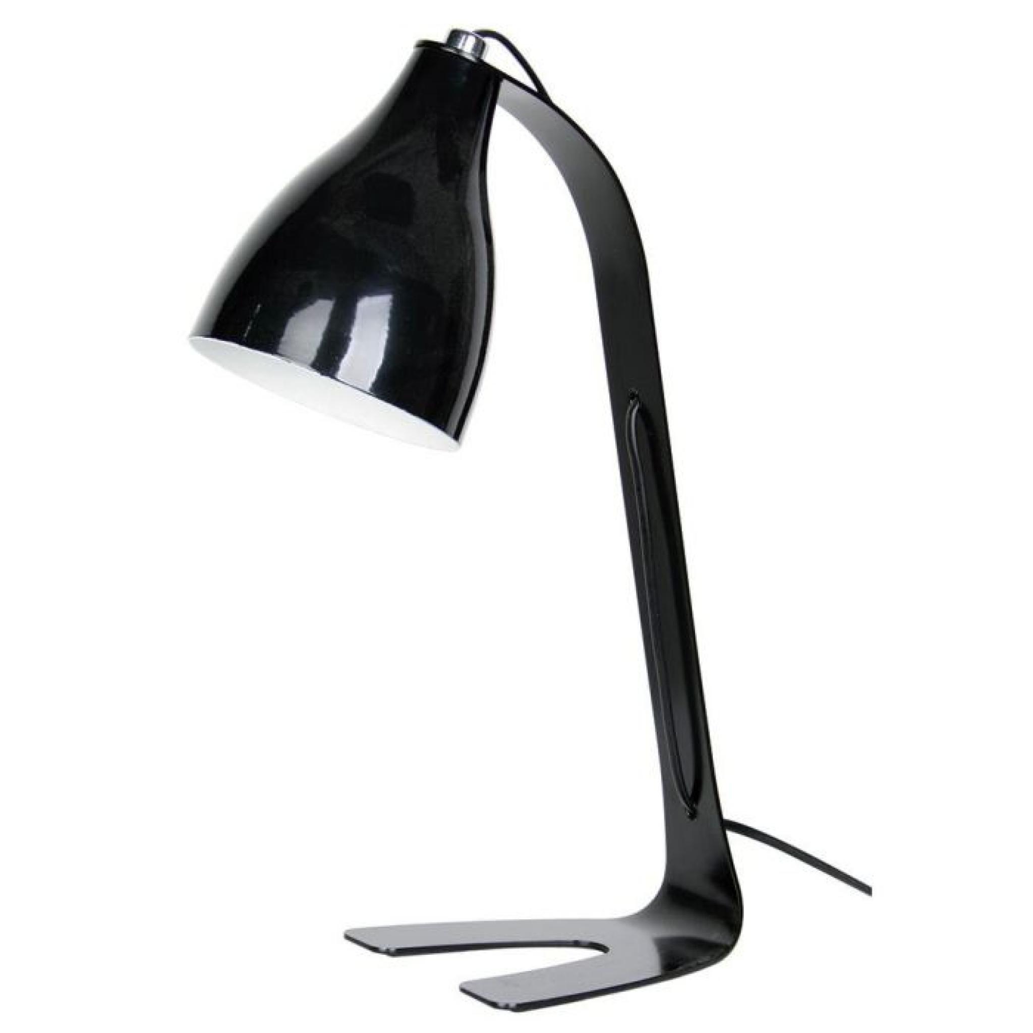 Lampe de bureau design froggy en métal noir 25x…