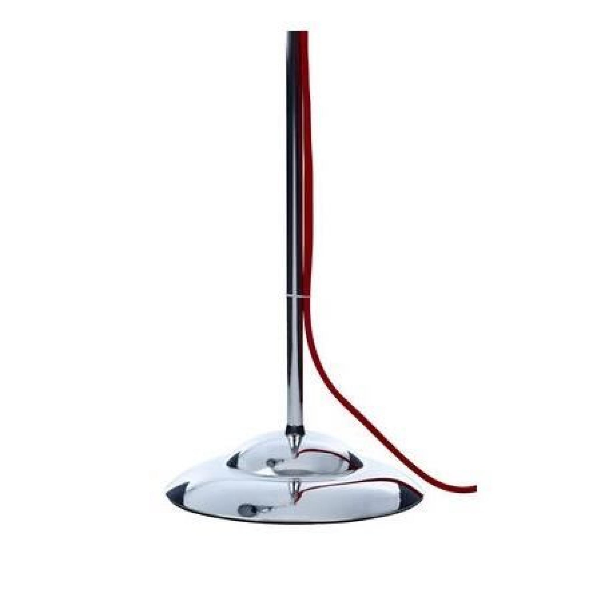 Lampe de Bureau Duo Chrome avec Cable Rouge - A… pas cher