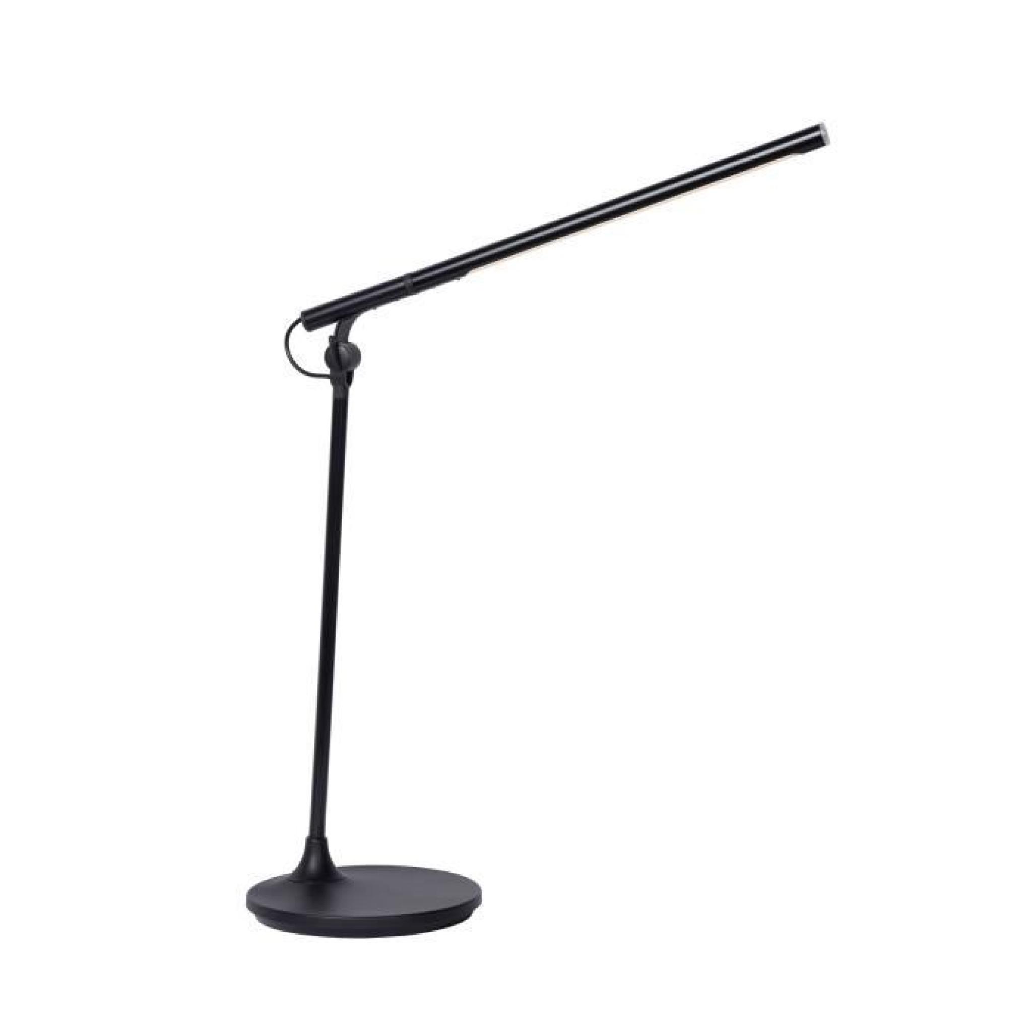 Lampe de bureau LED avec bras articulé en métal noir hauteur 42.5cm Elmo-