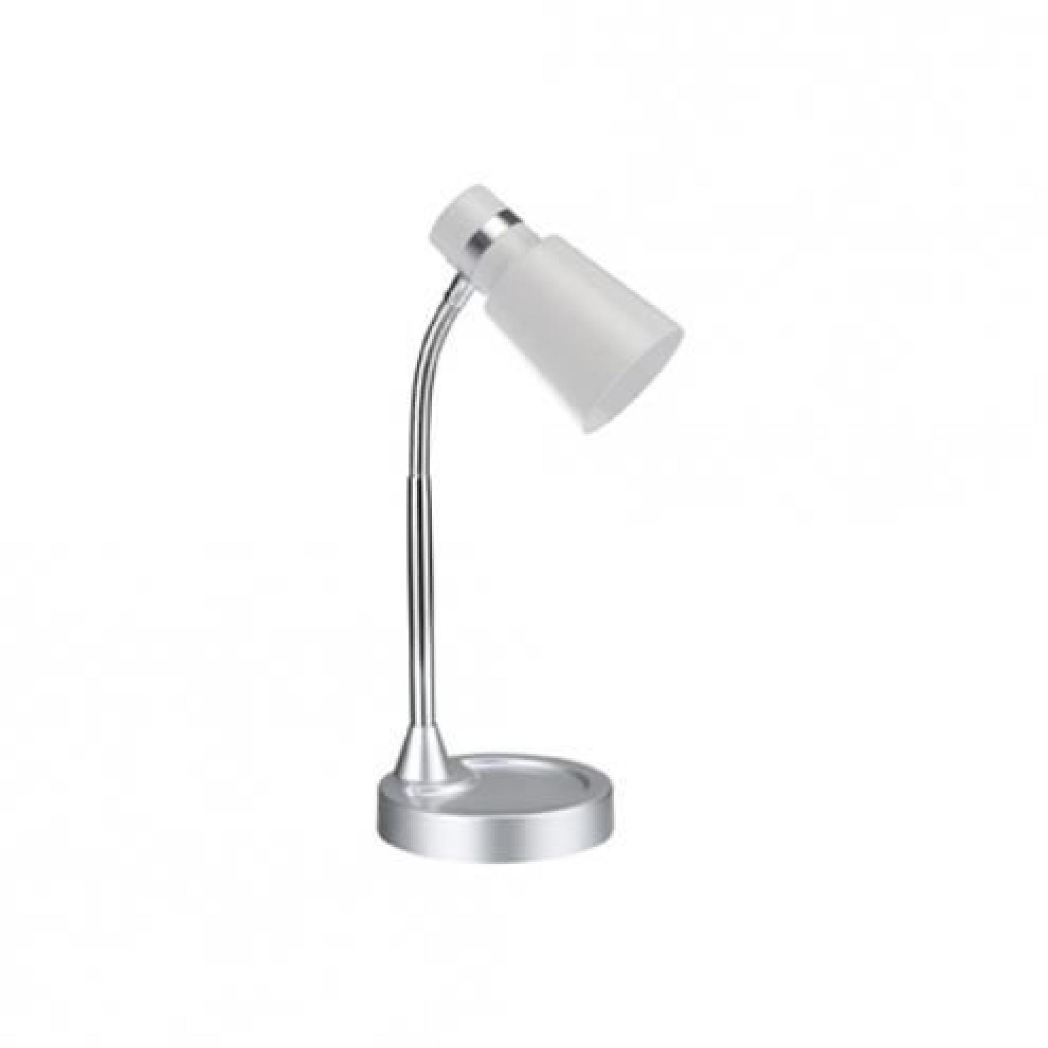Lampe de bureau métal blanc - LILY