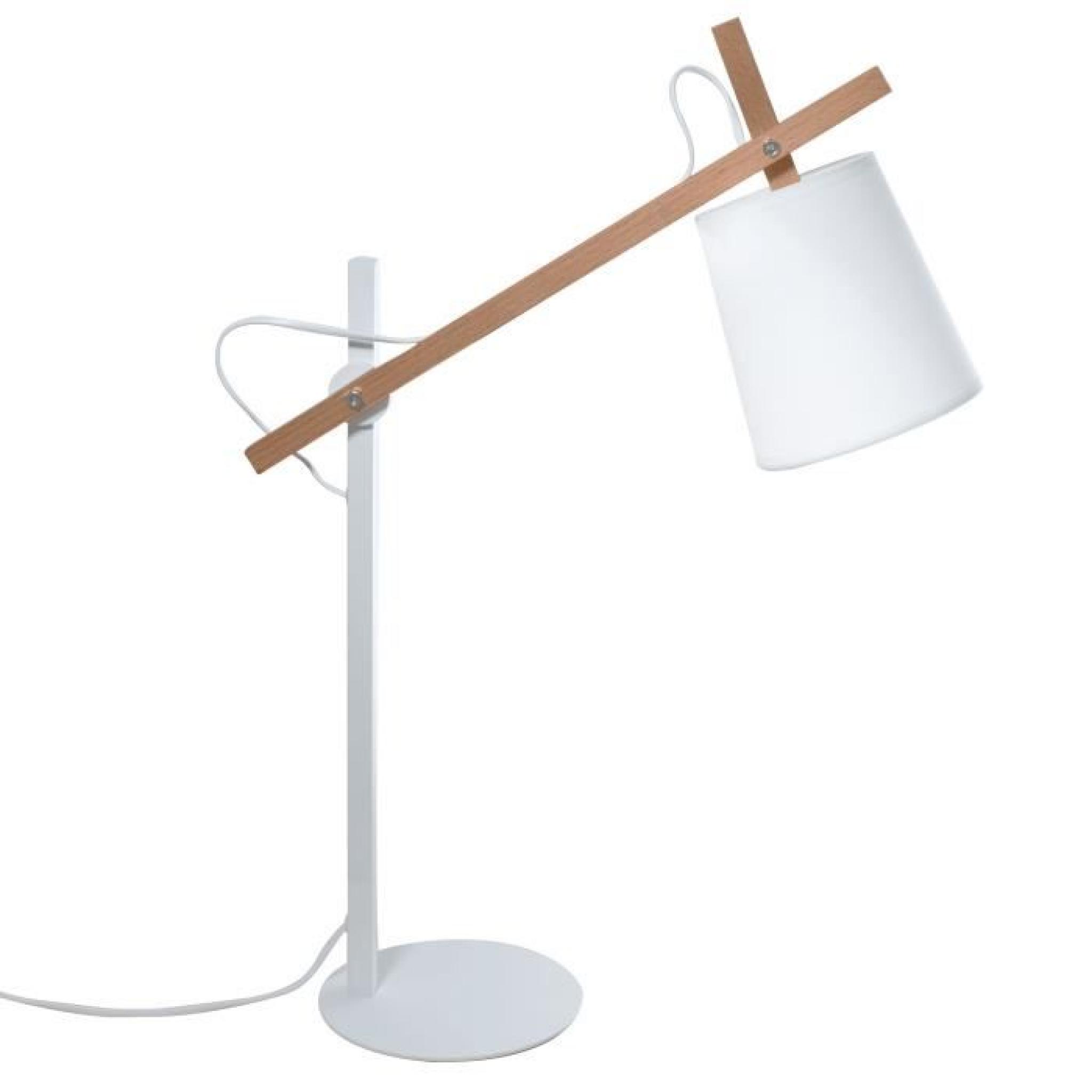 Lampe de bureau Oslo blanche
