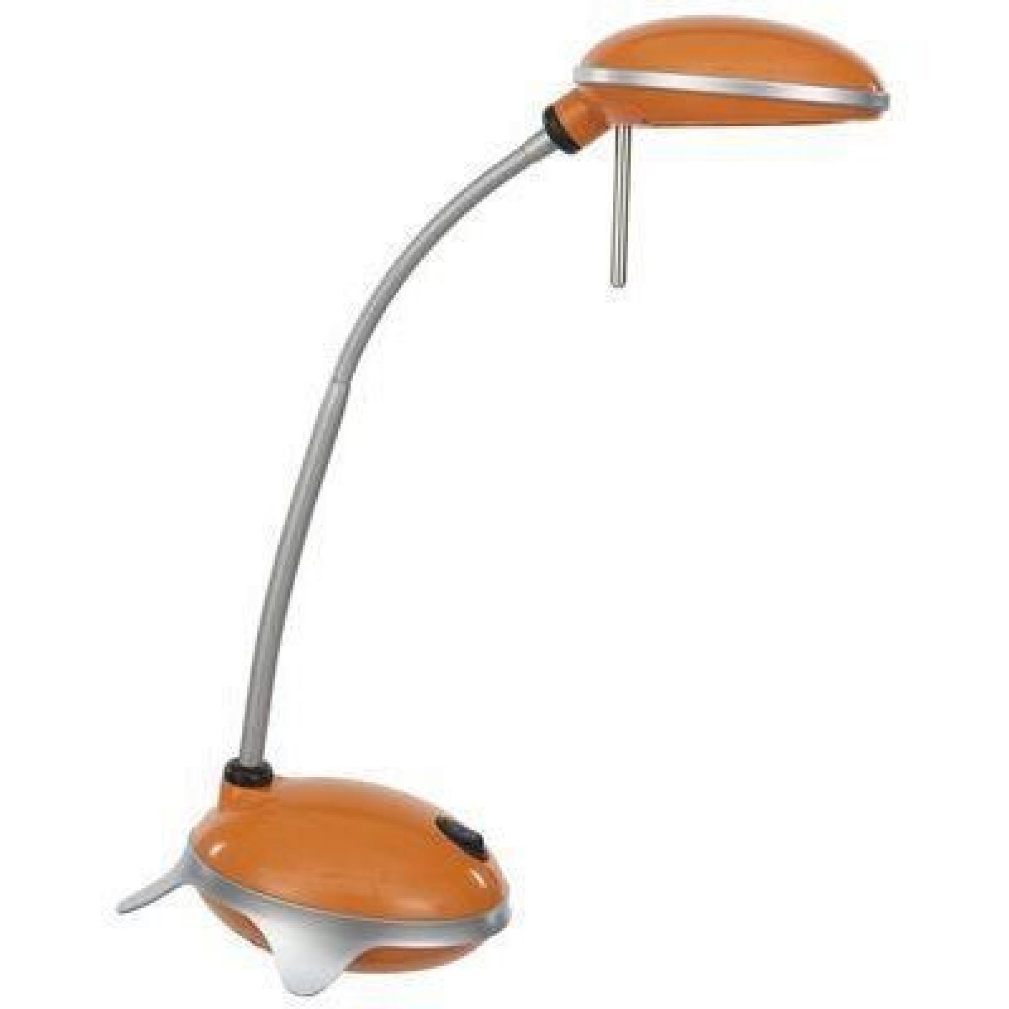 Lampe de bureau Plastique argent/orange Proxy Led 3W - Boutica-Design